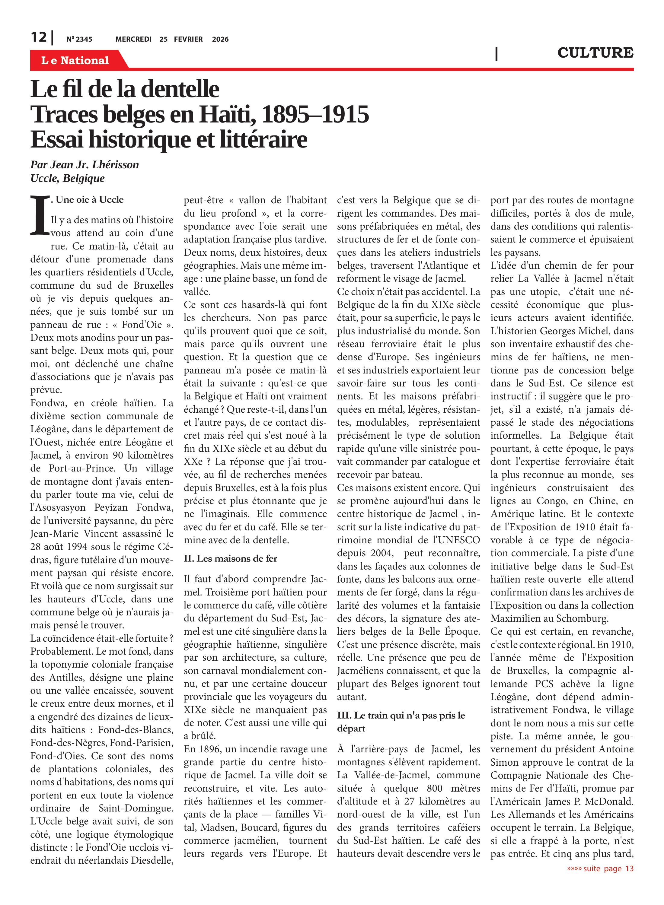 Page 12 de l'édition 2345