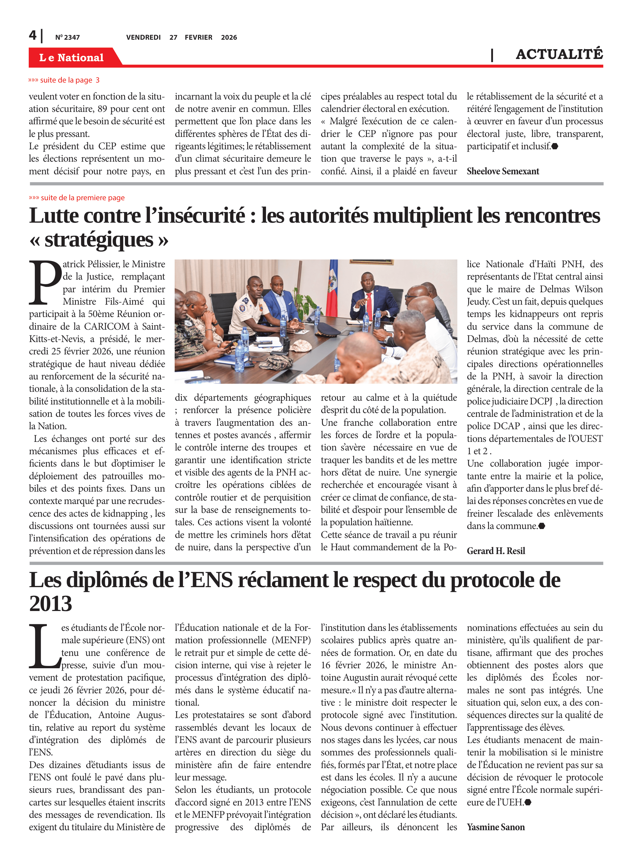 Page 4 de l'édition 2347