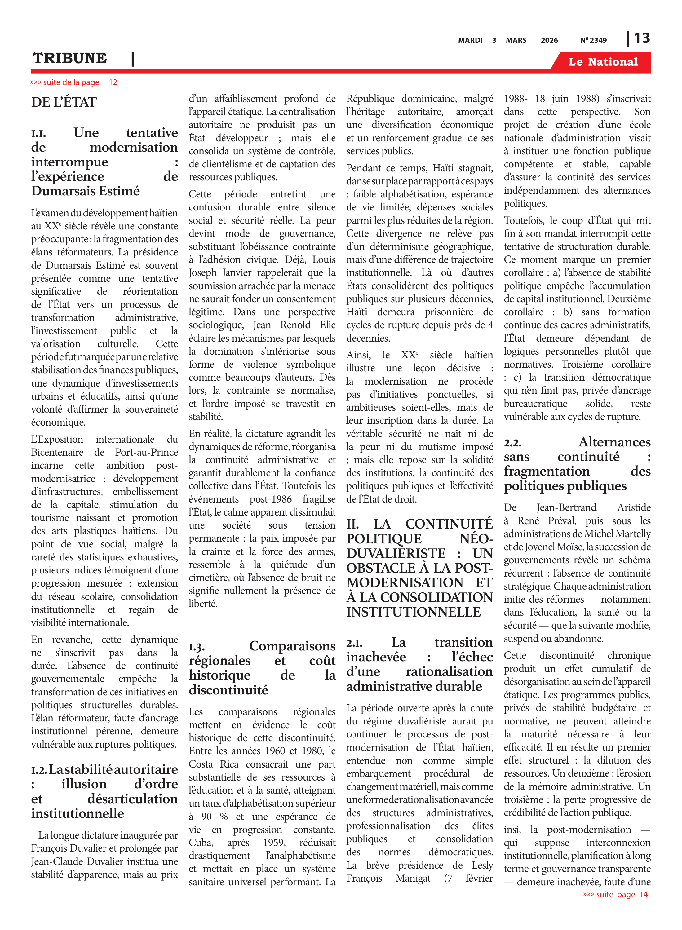 Page 13 de l'édition 2349