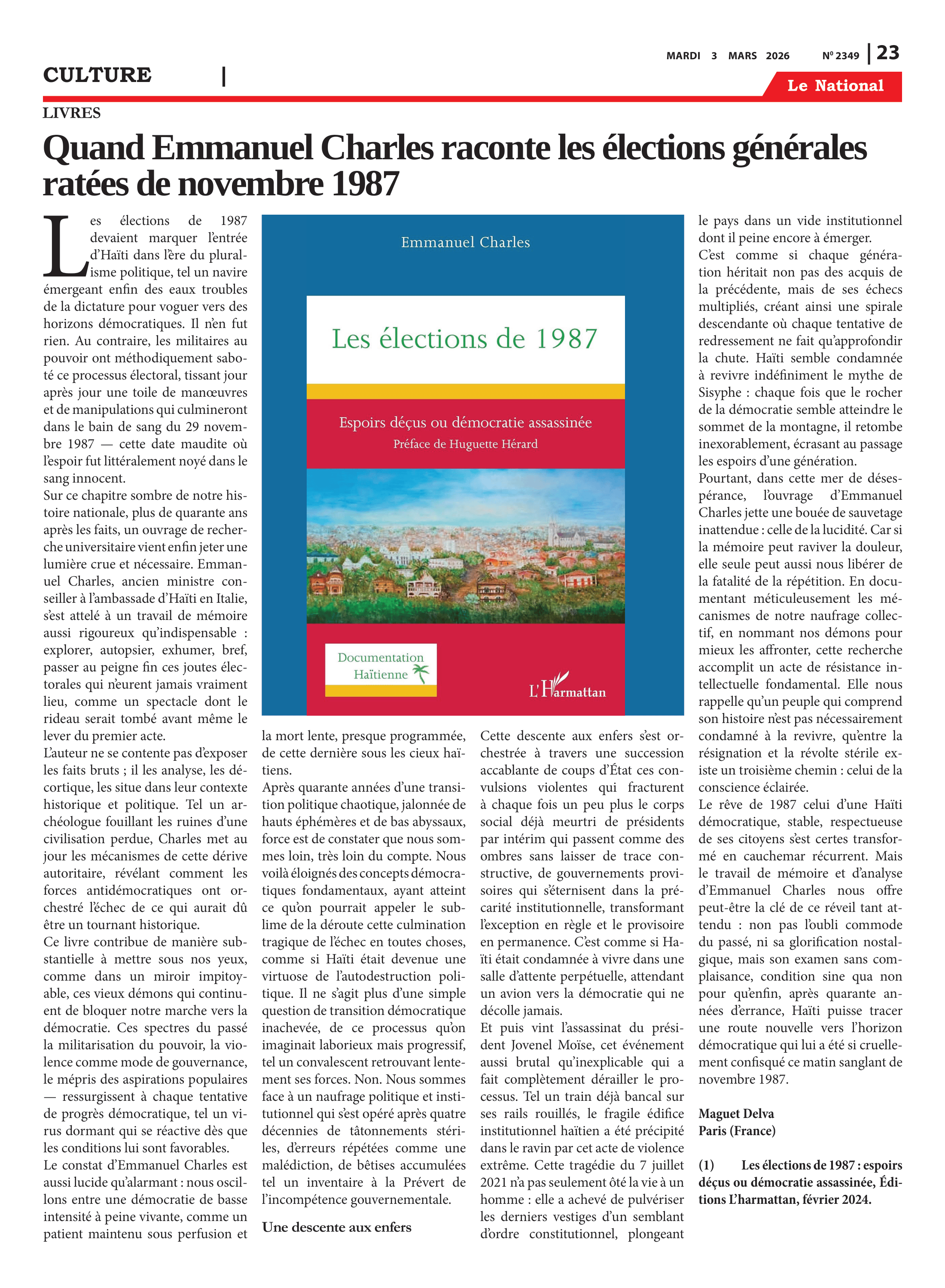 Page 23 de l'édition 2349