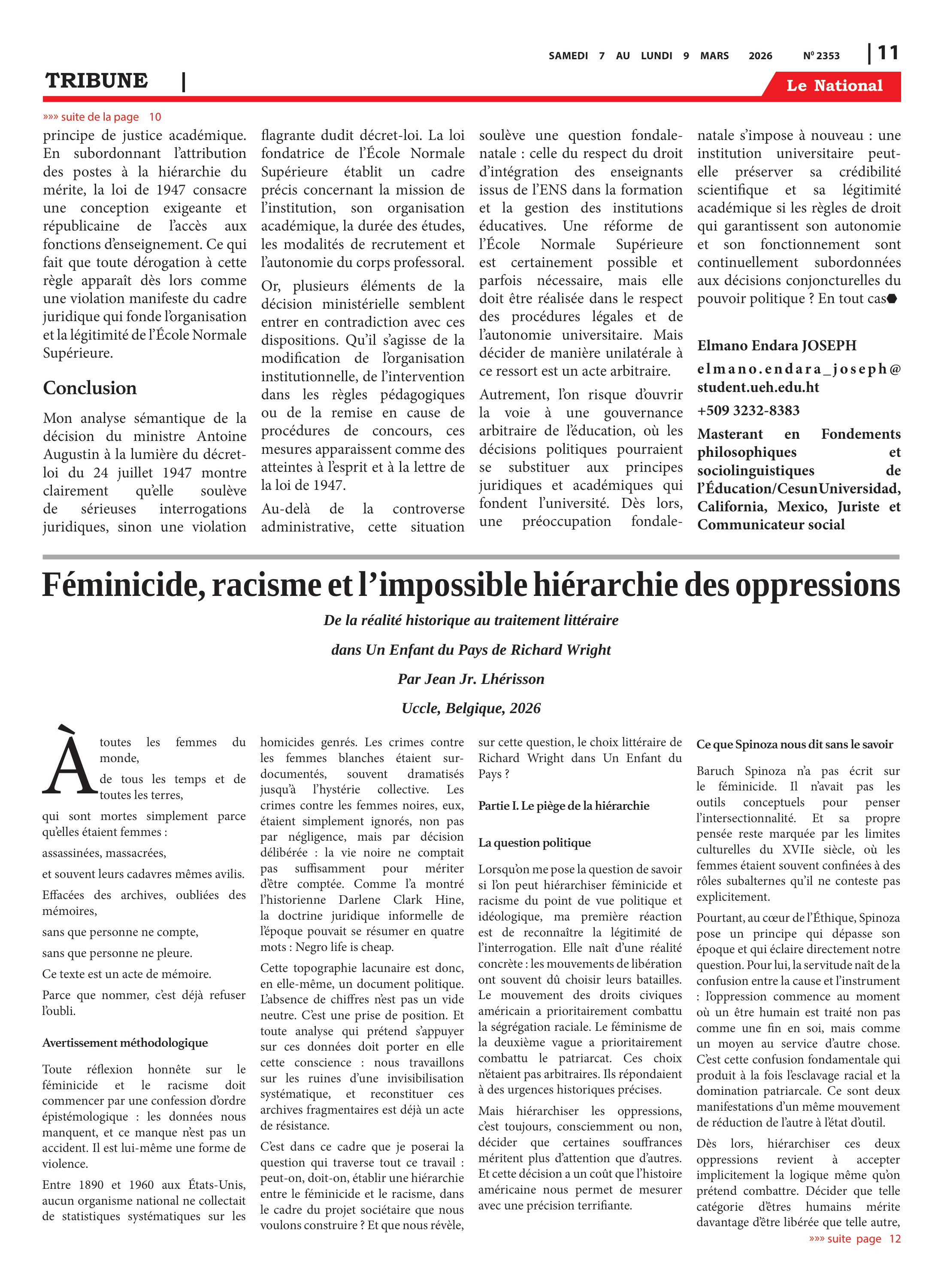 Page 11 de l'édition 2353