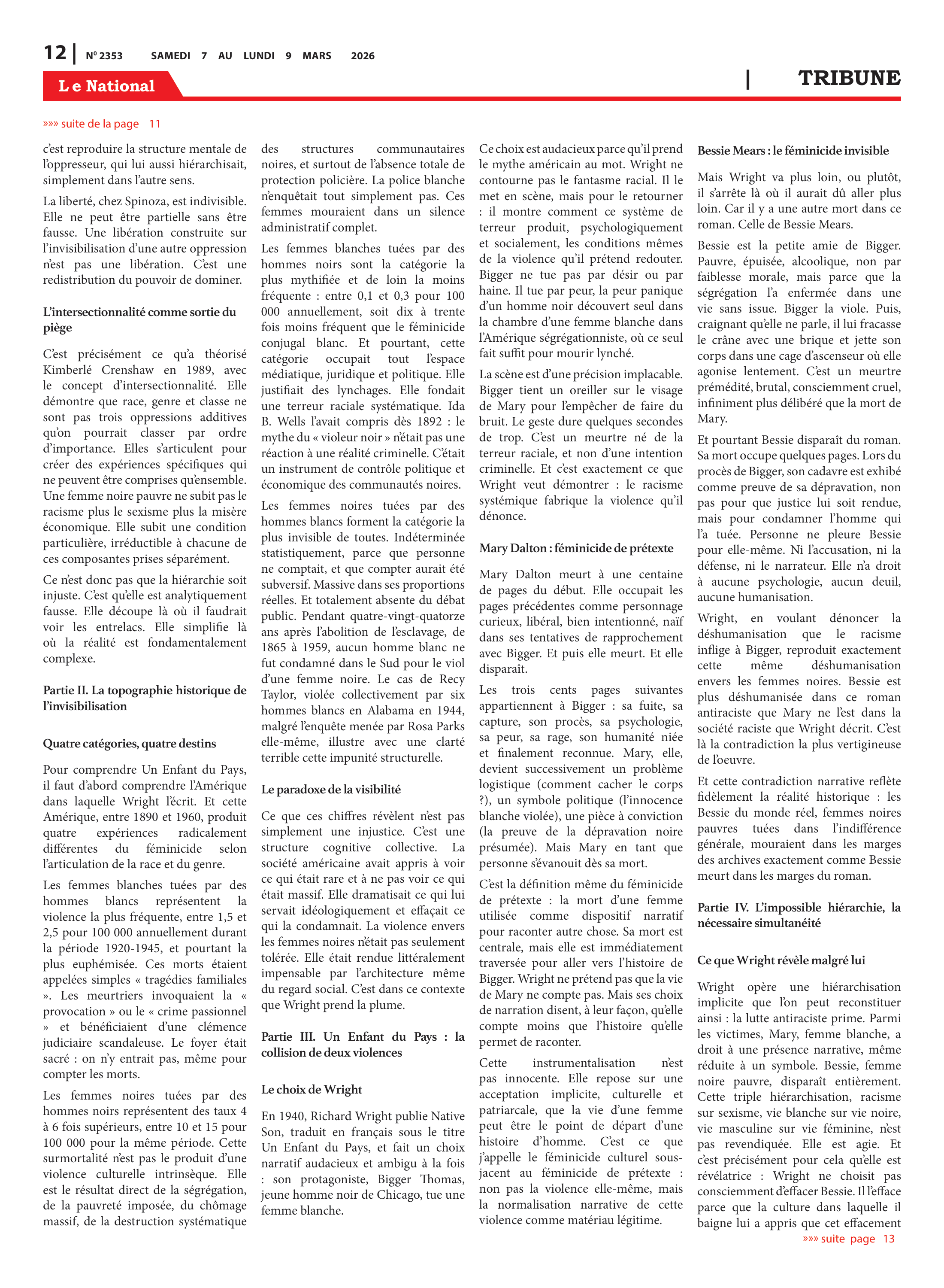 Page 12 de l'édition 2353
