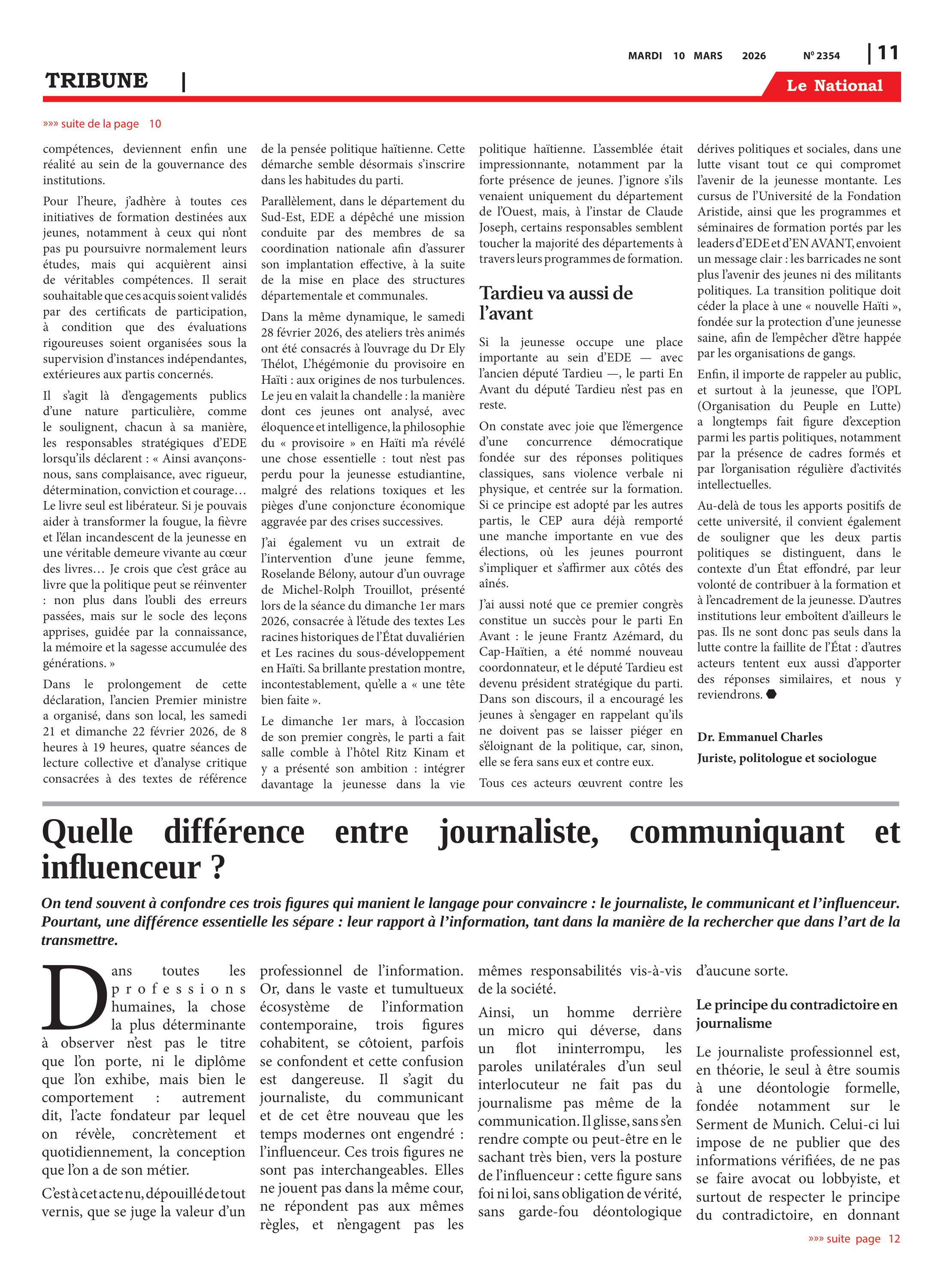 Page 11 de l'édition 2354