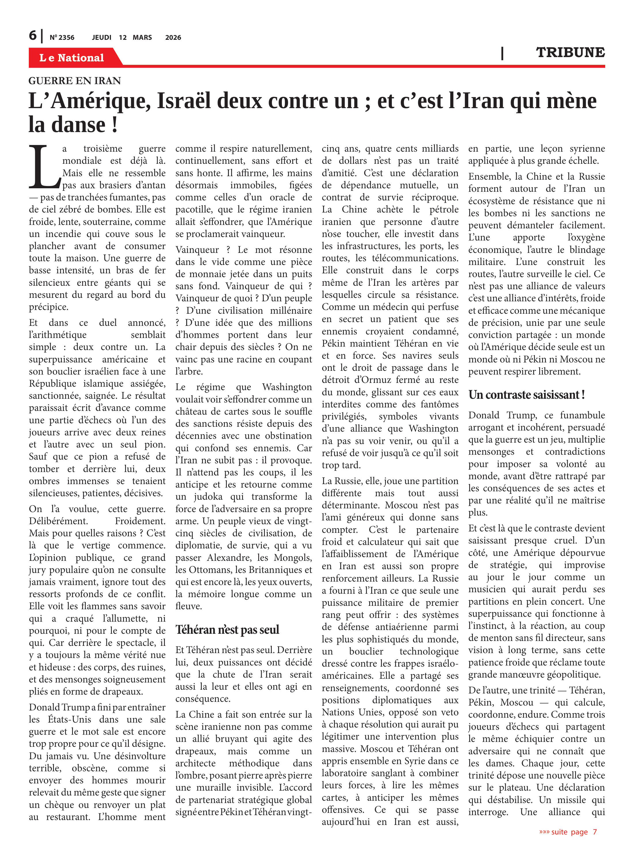 Page 6 de l'édition 2356