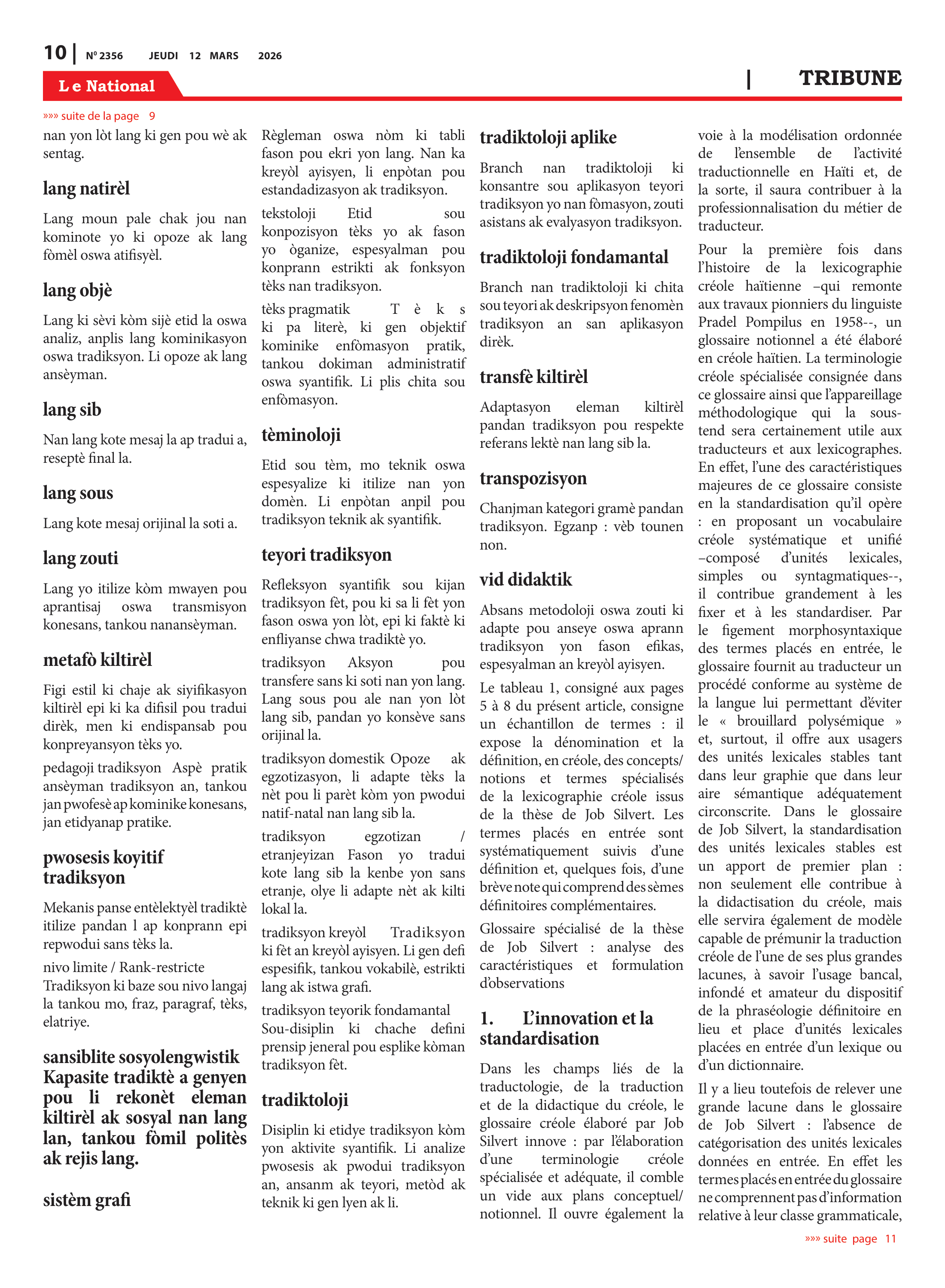 Page 10 de l'édition 2356