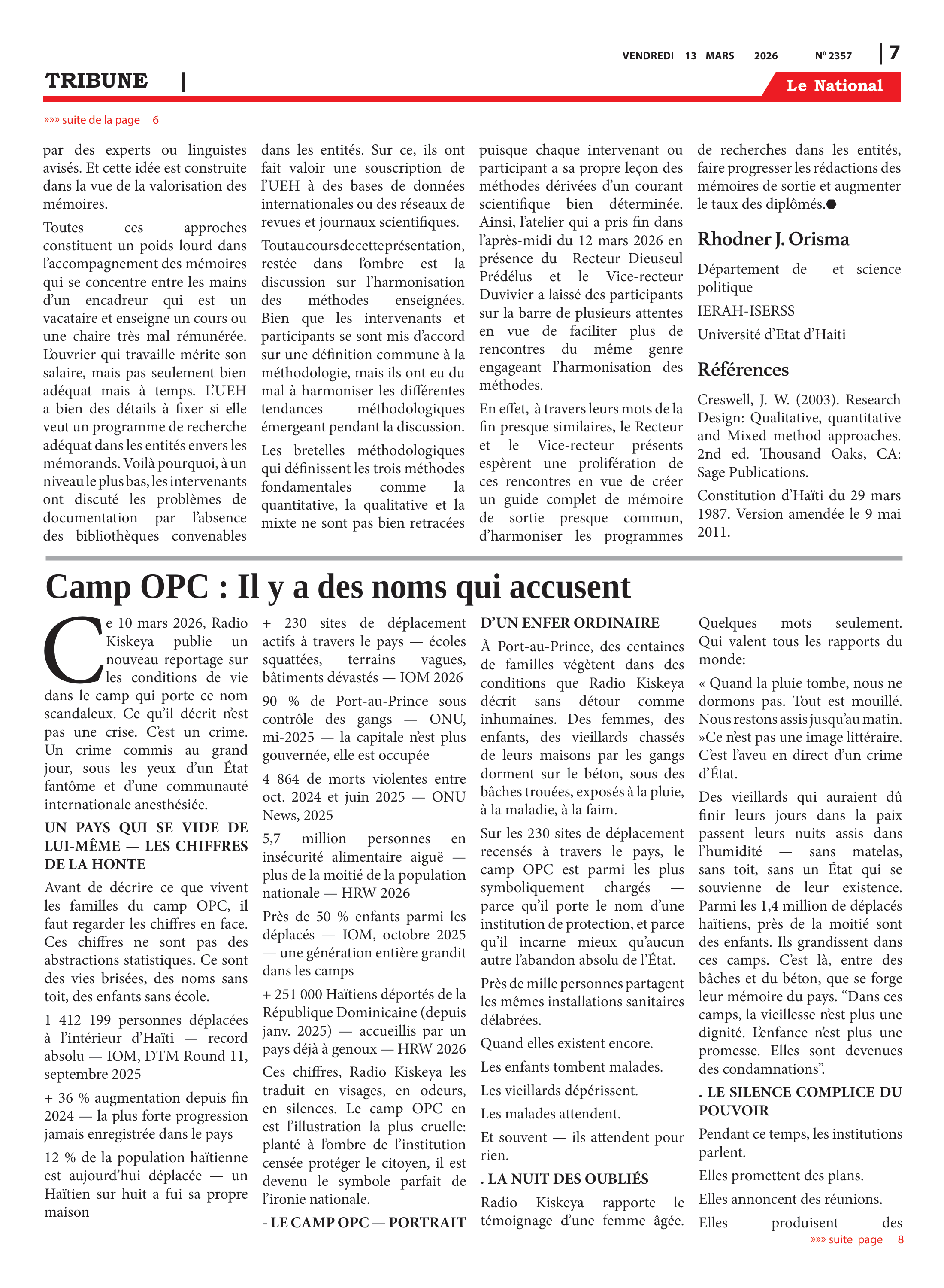 Page 7 de l'édition 2357