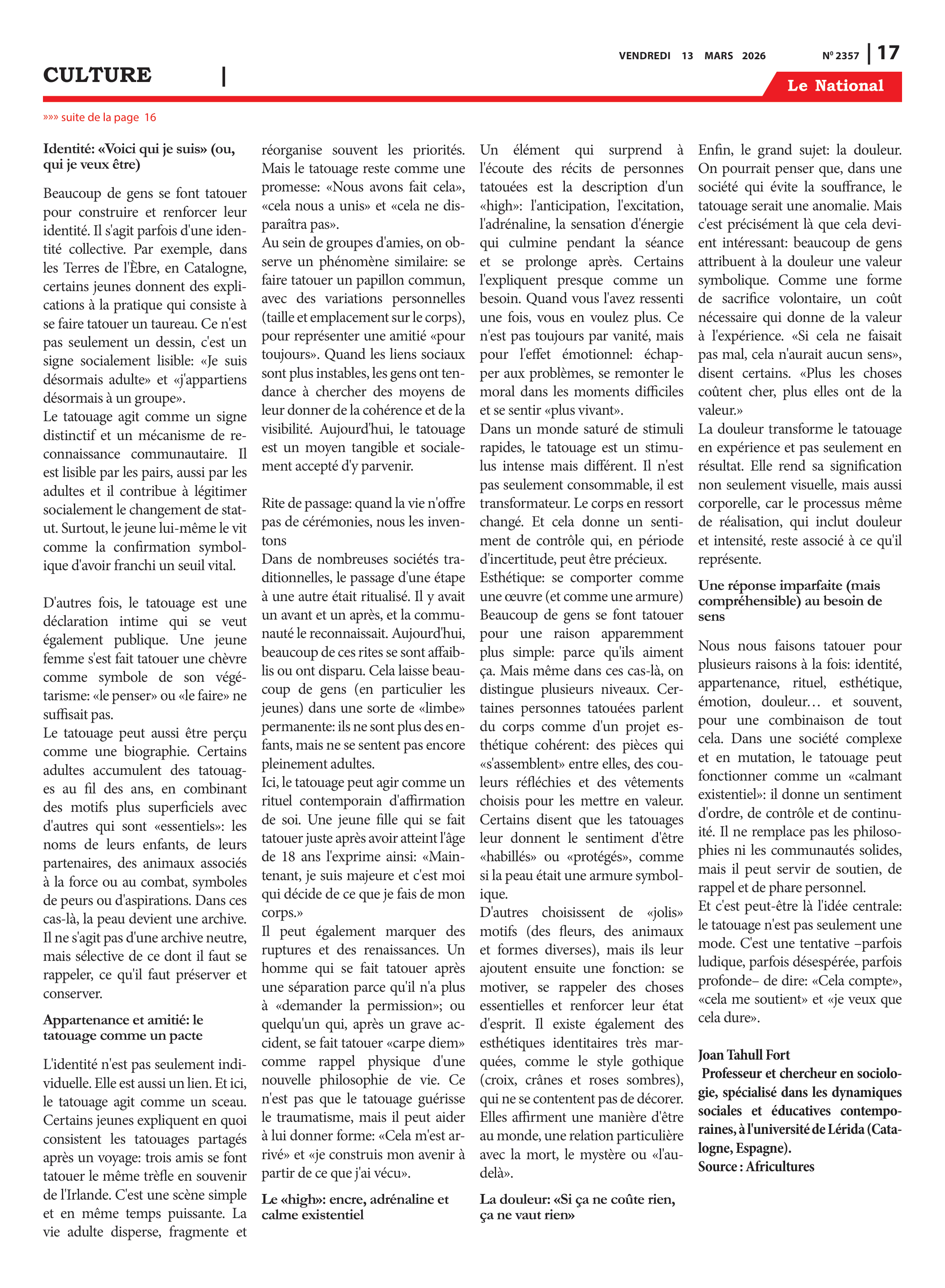 Page 17 de l'édition 2357