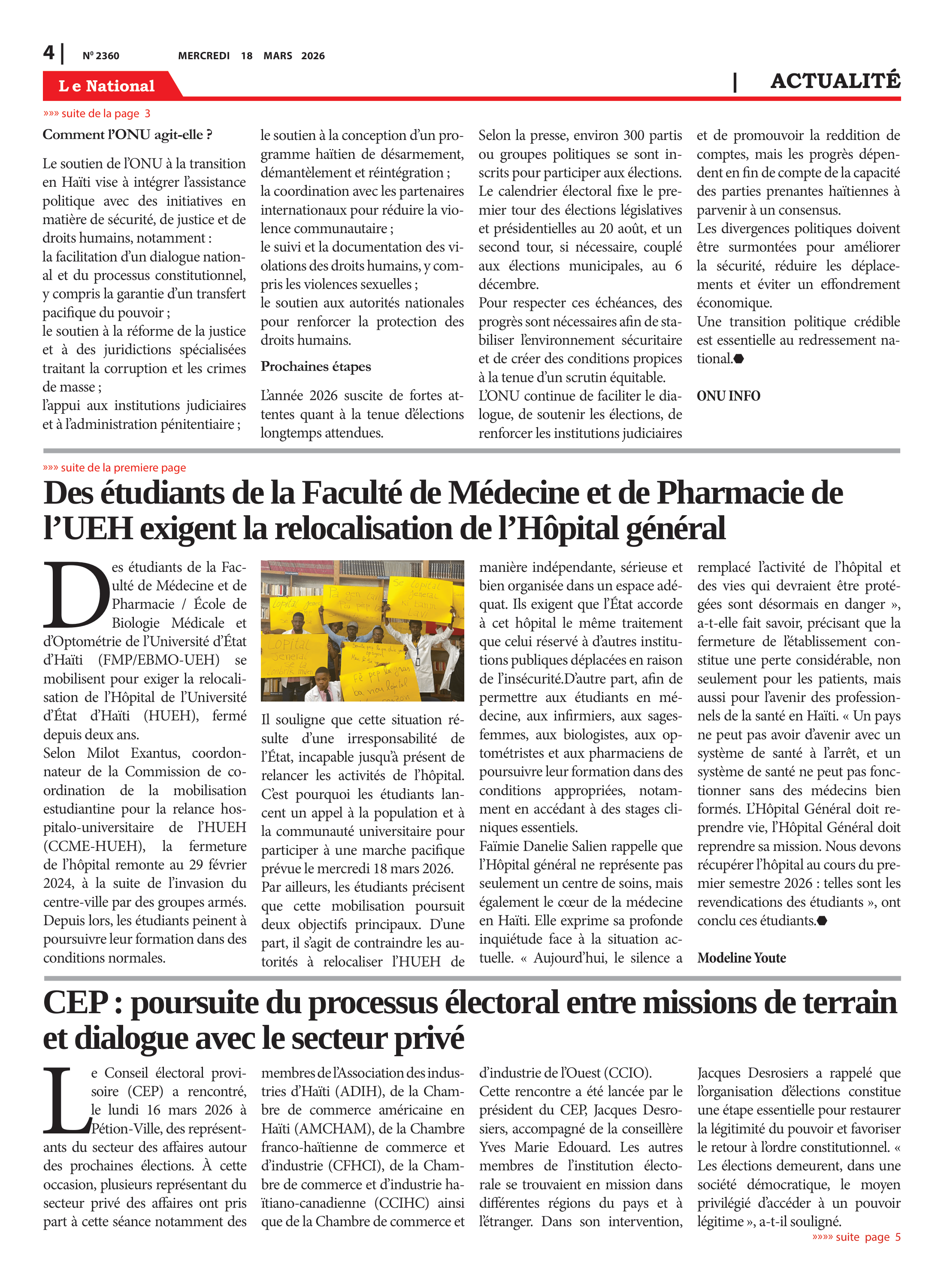 Page 4 de l'édition 2360