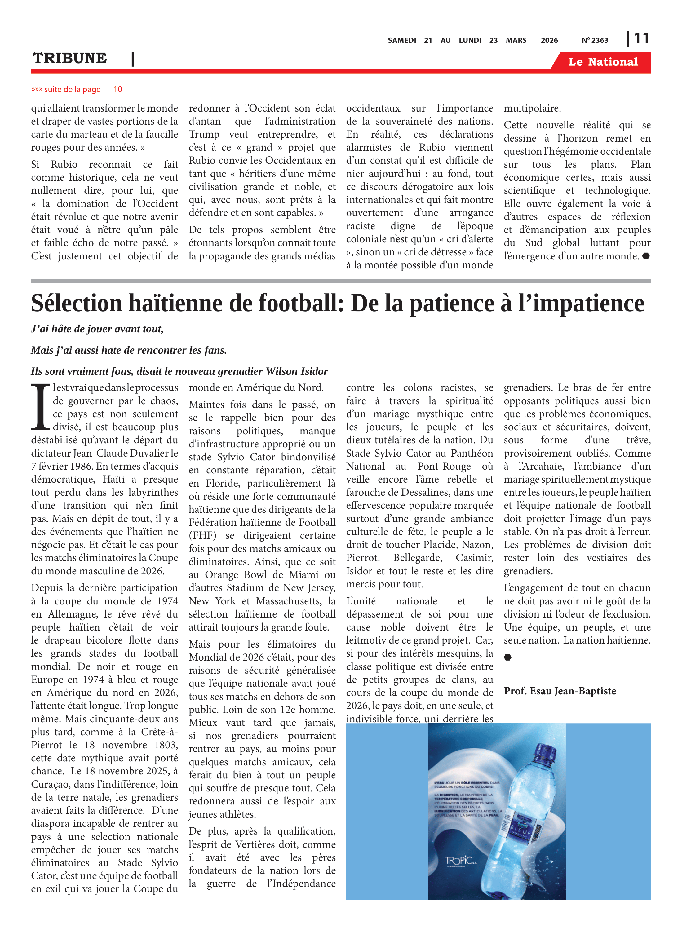 Page 11 de l'édition 2363
