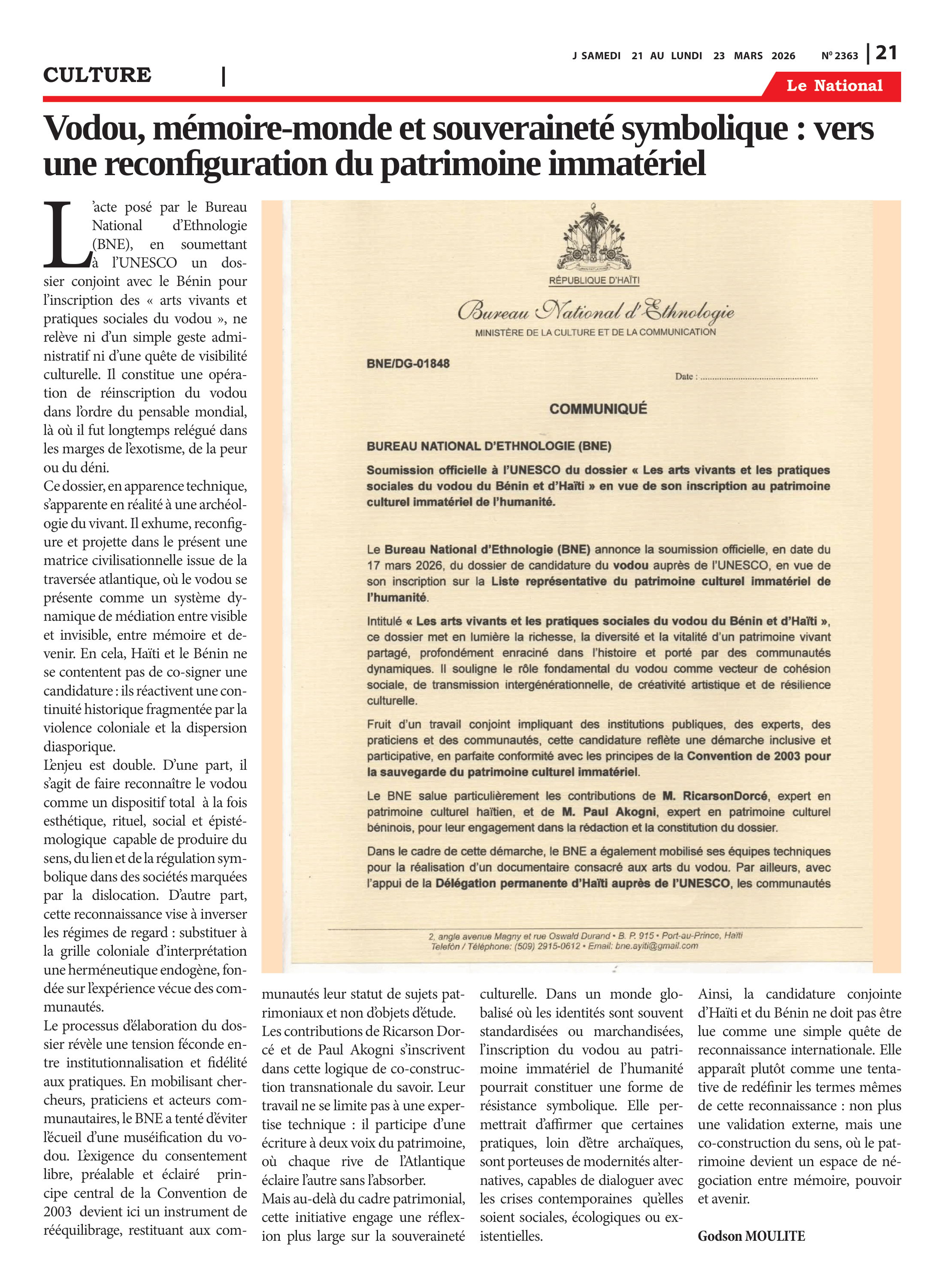 Page 21 de l'édition 2363