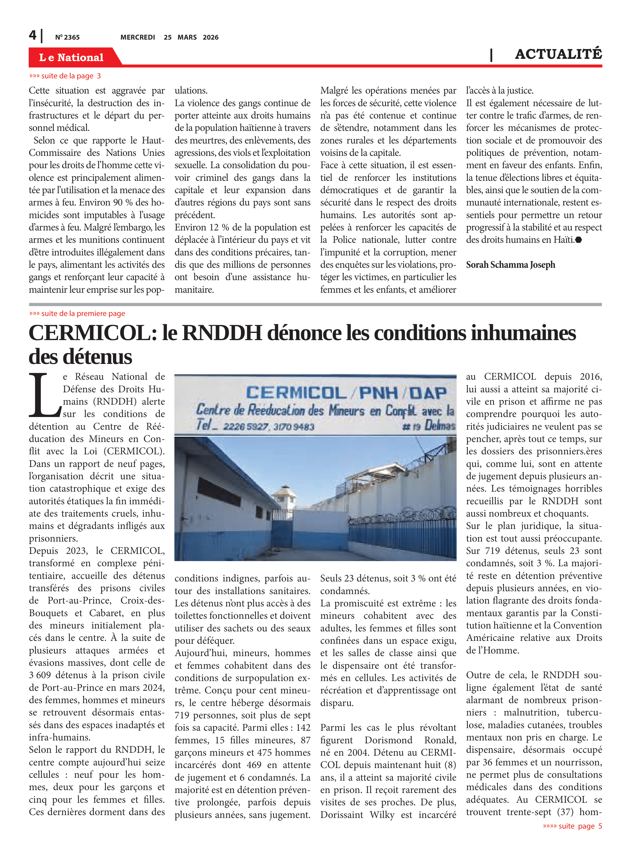 Page 4 de l'édition 2365