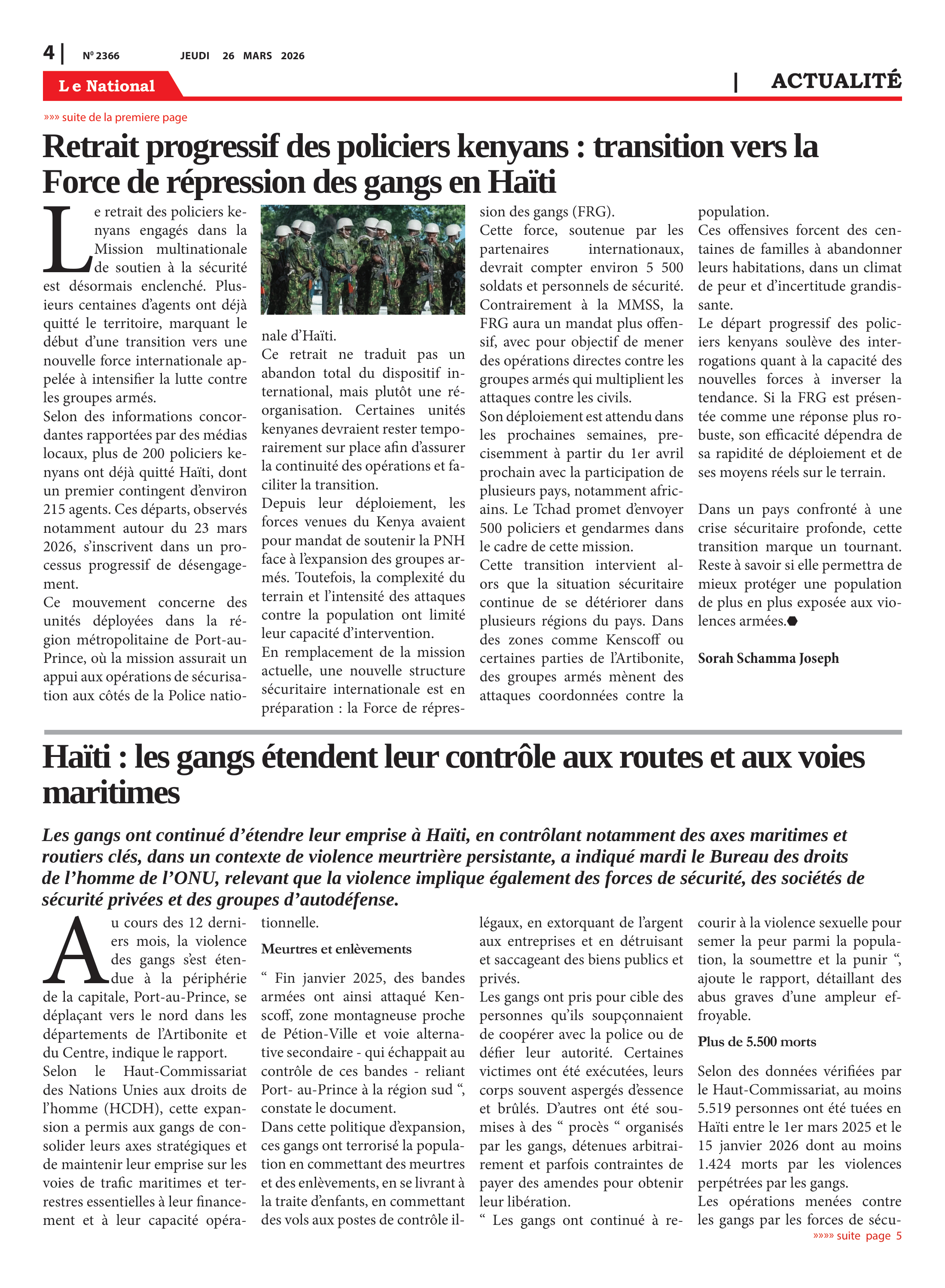 Page 4 de l'édition 2366