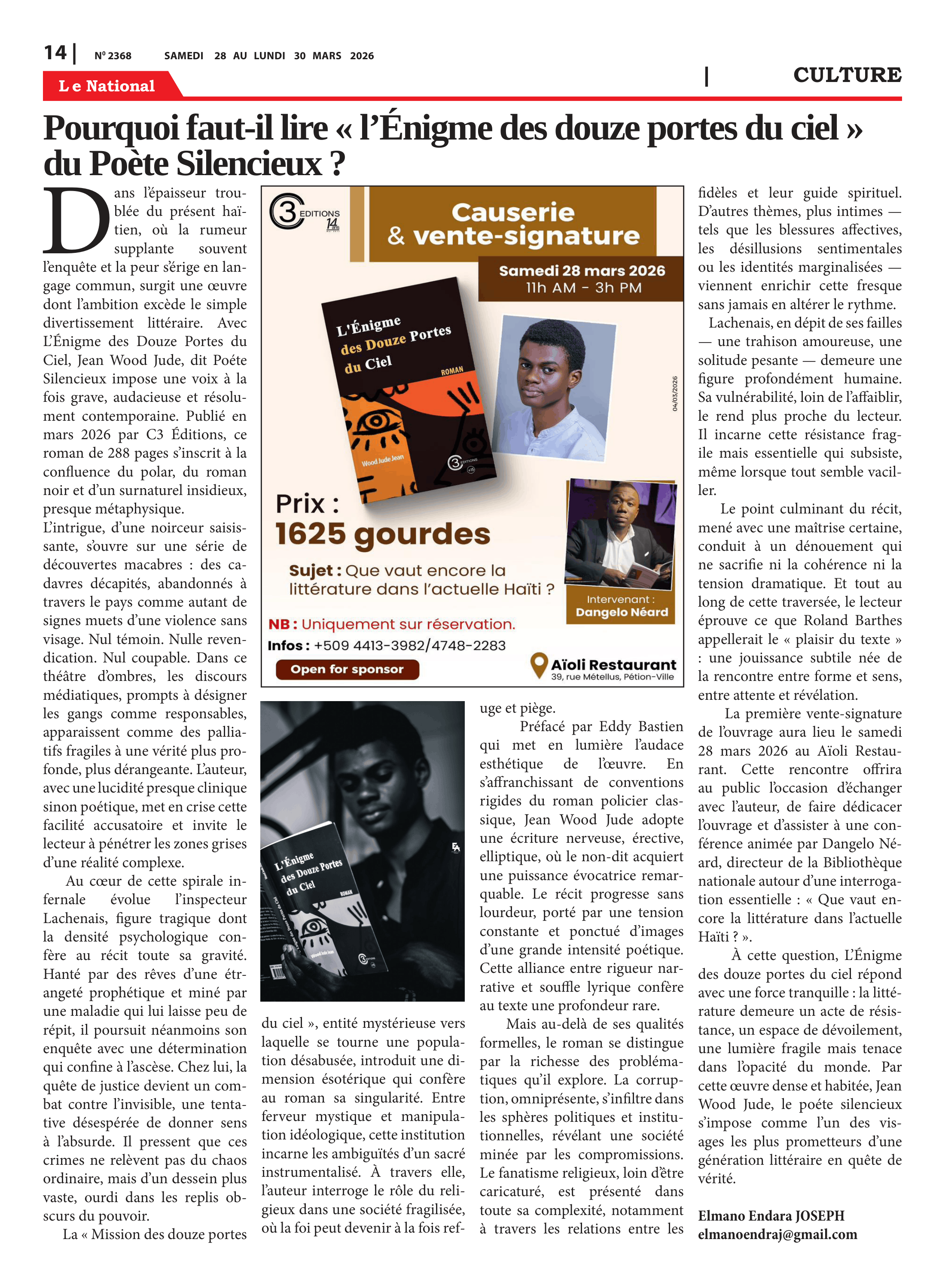 Page 14 de l'édition 2368