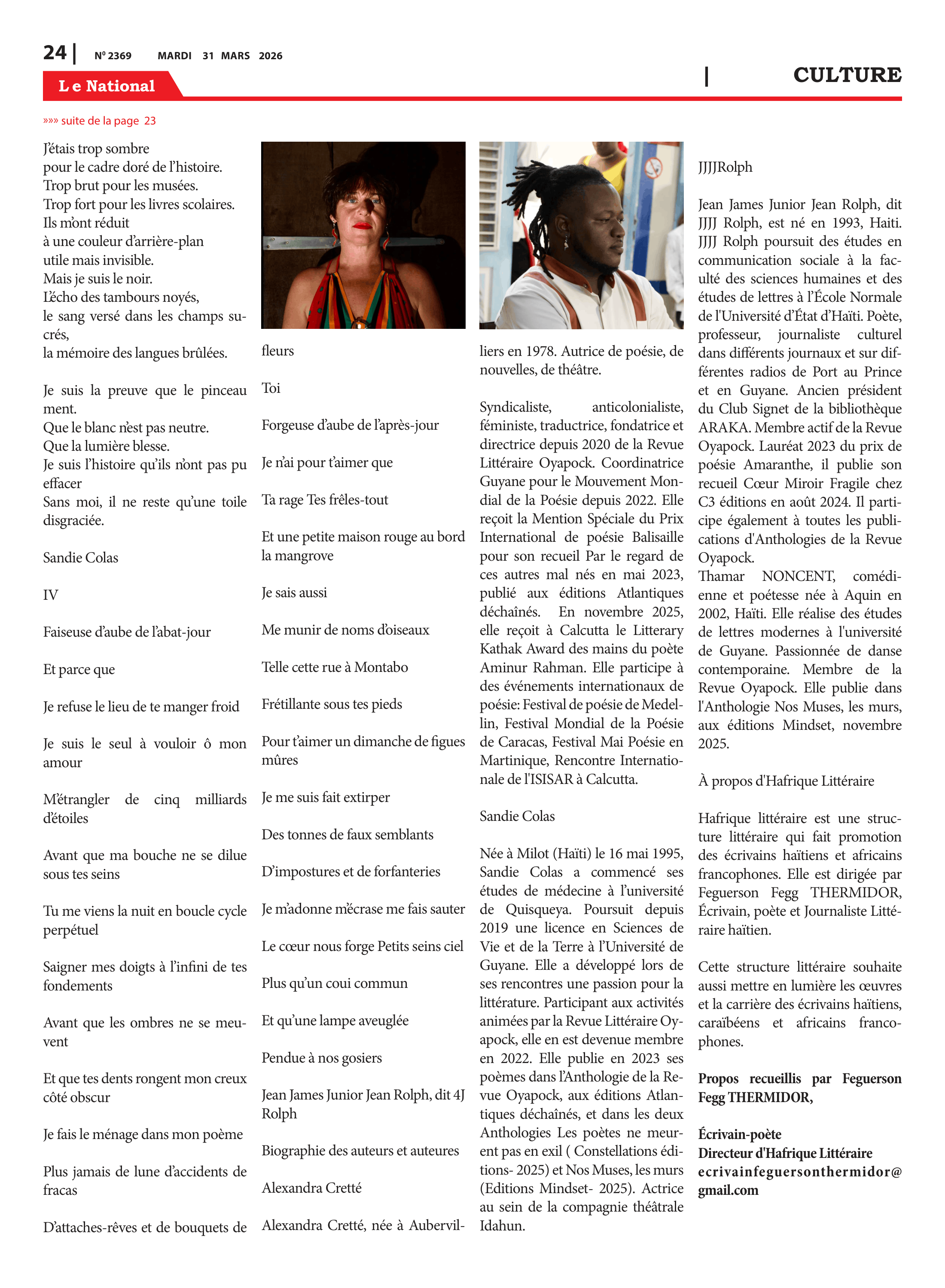 Page 24 de l'édition 2369