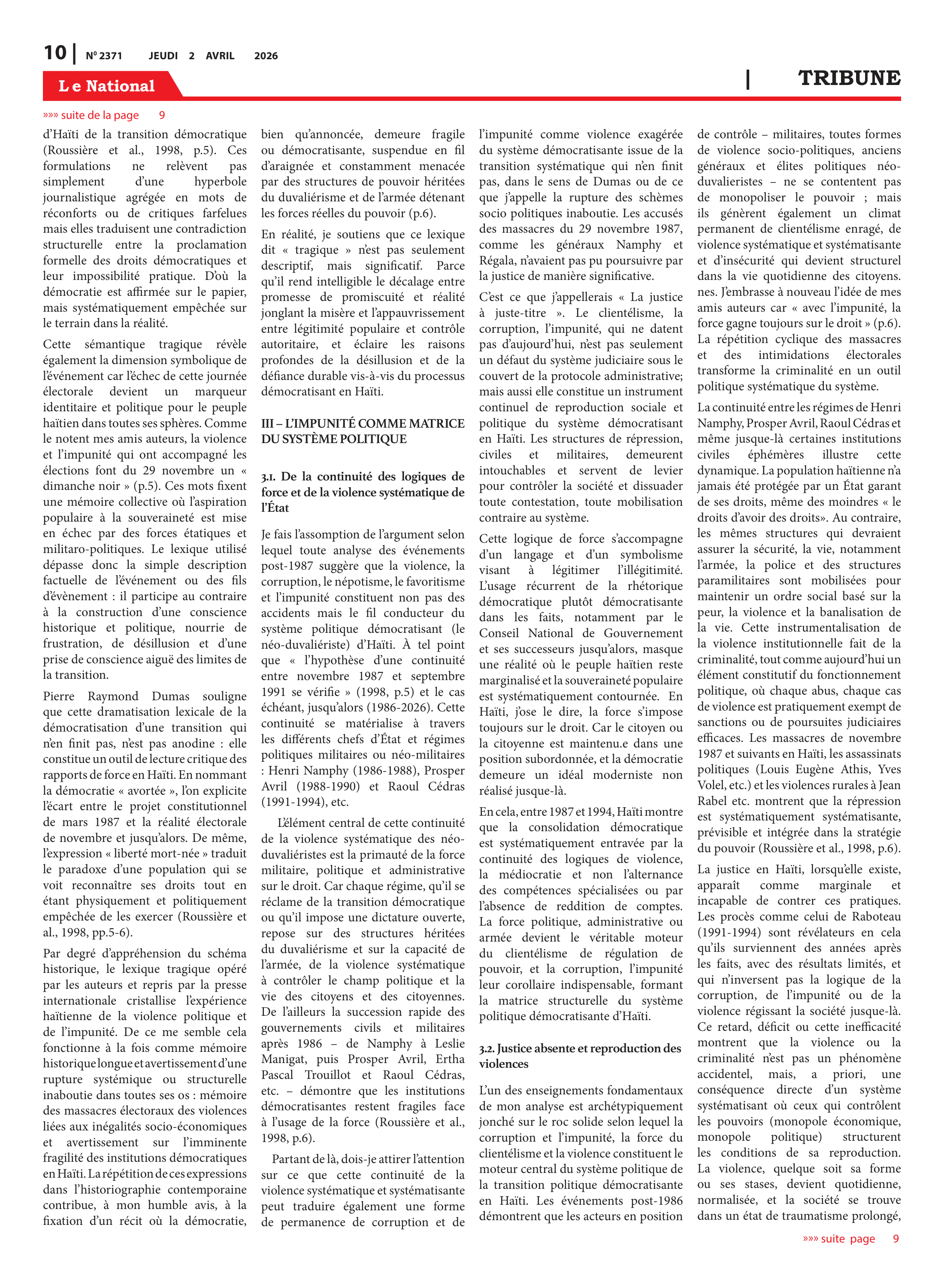 Page 10 de l'édition 2371