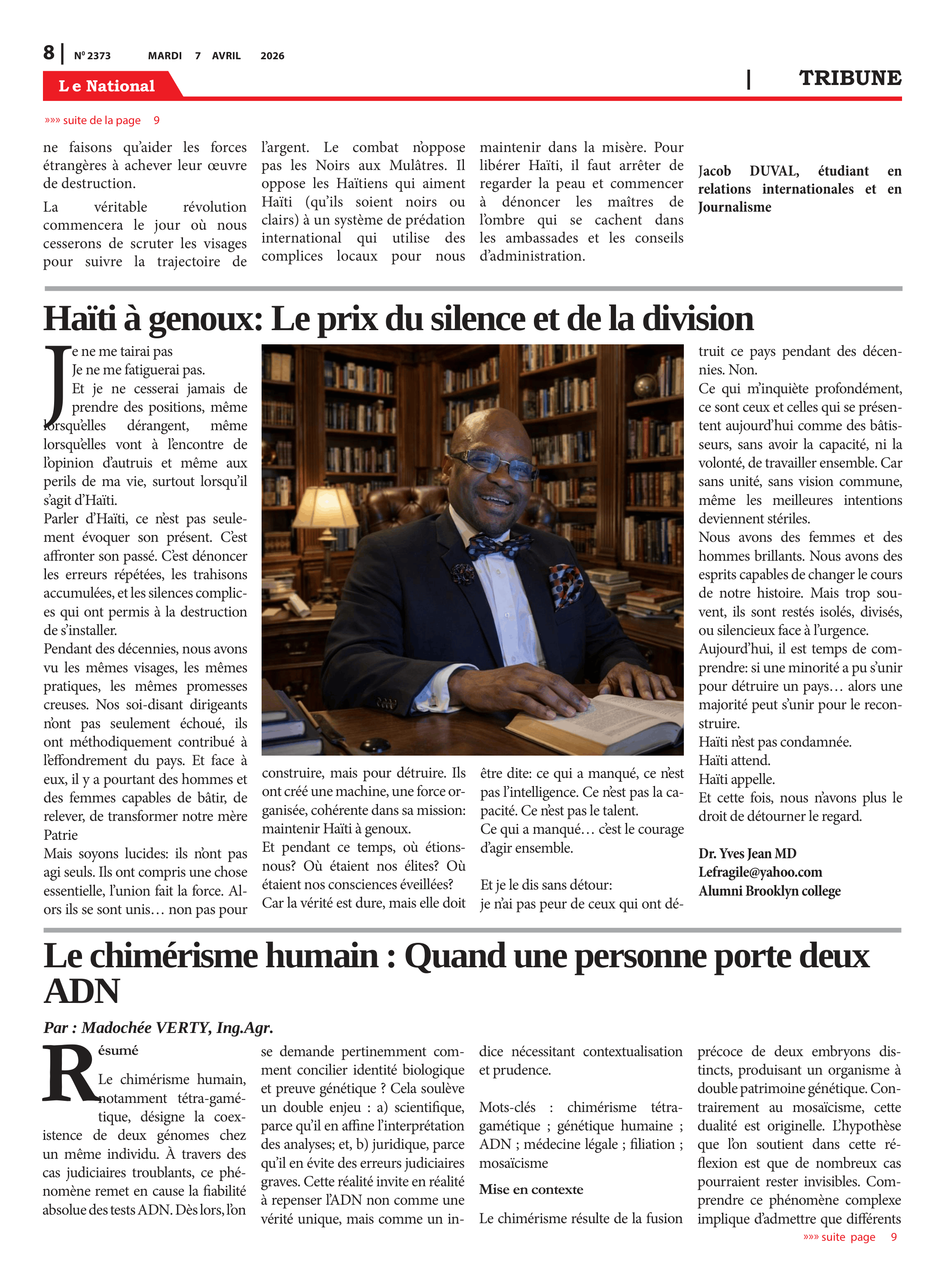 Page 8 de l'édition 2373
