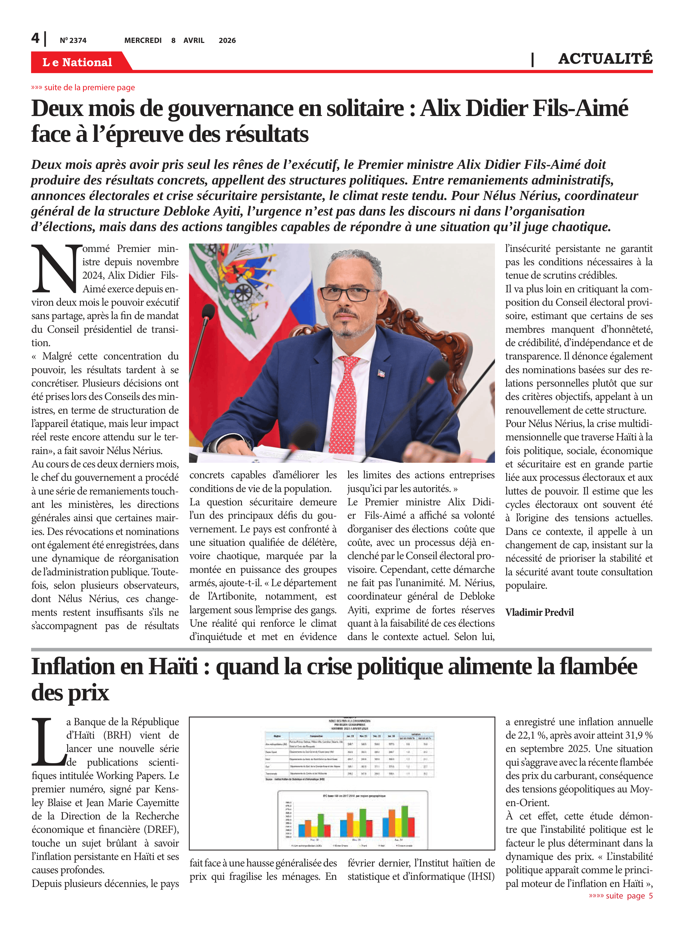 Page 4 de l'édition 2374