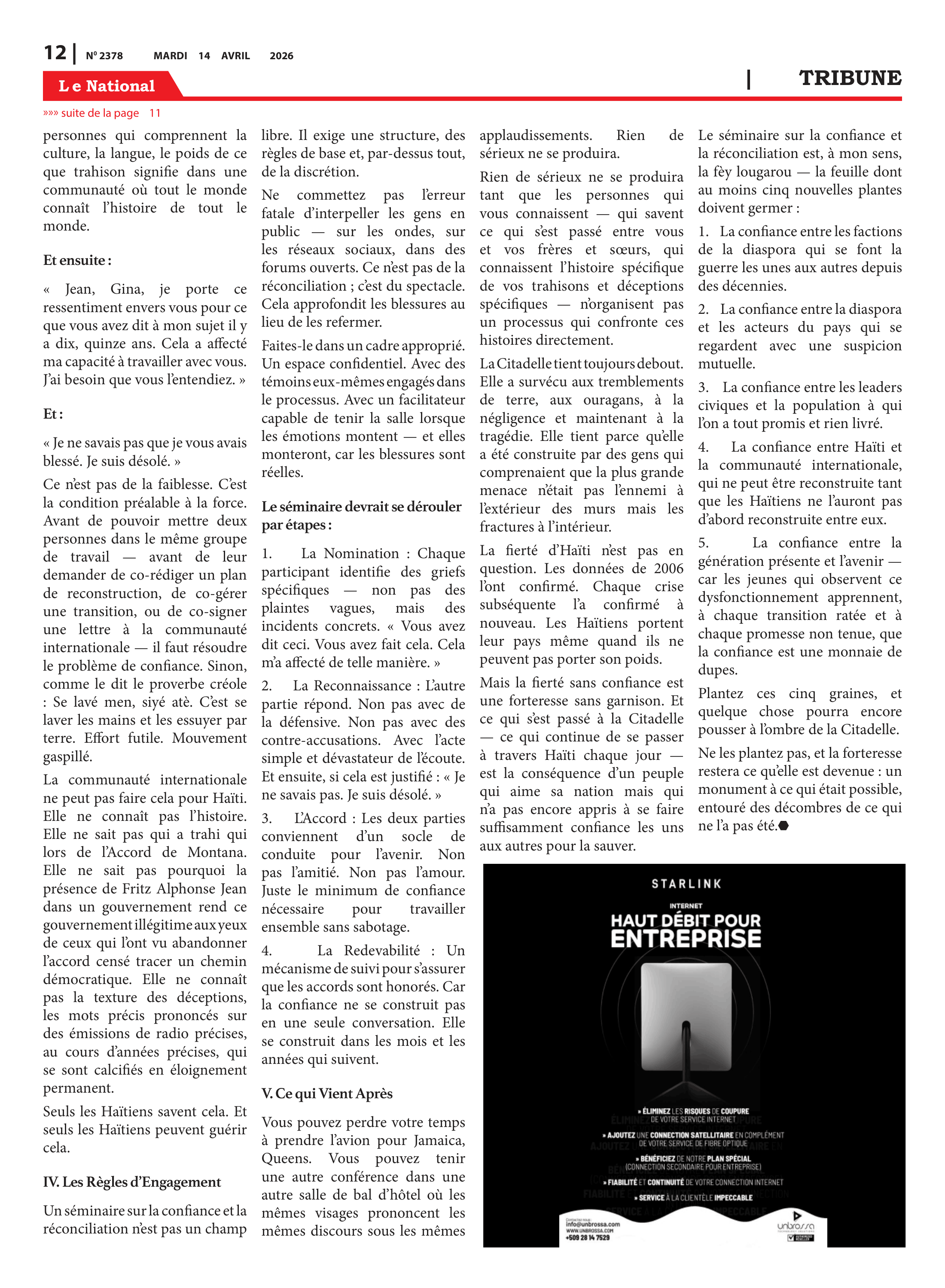 Page 12 de l'édition 2378