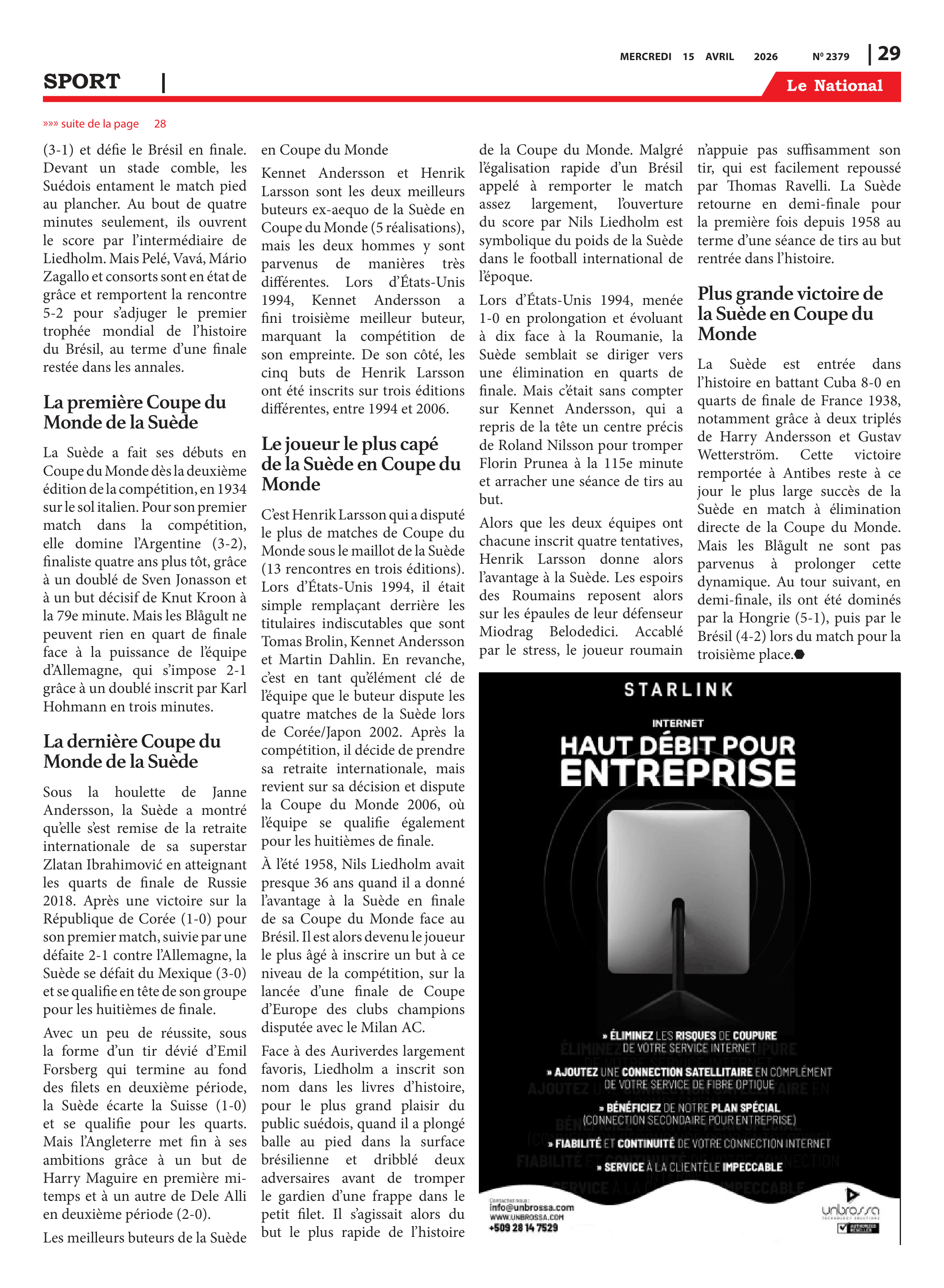 Page 29 de l'édition 2379