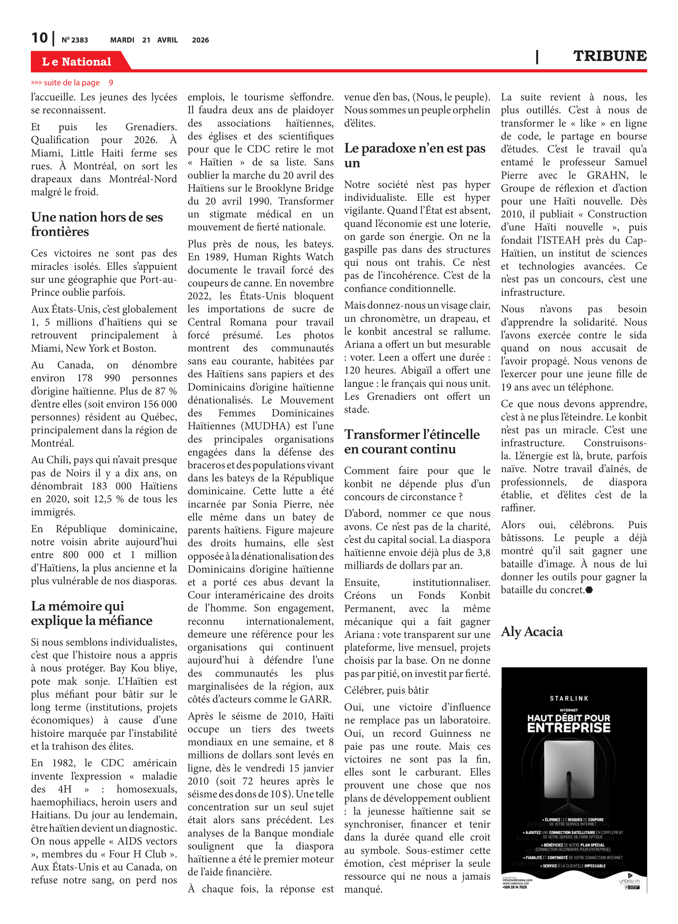 Page 10 de l'édition 2383