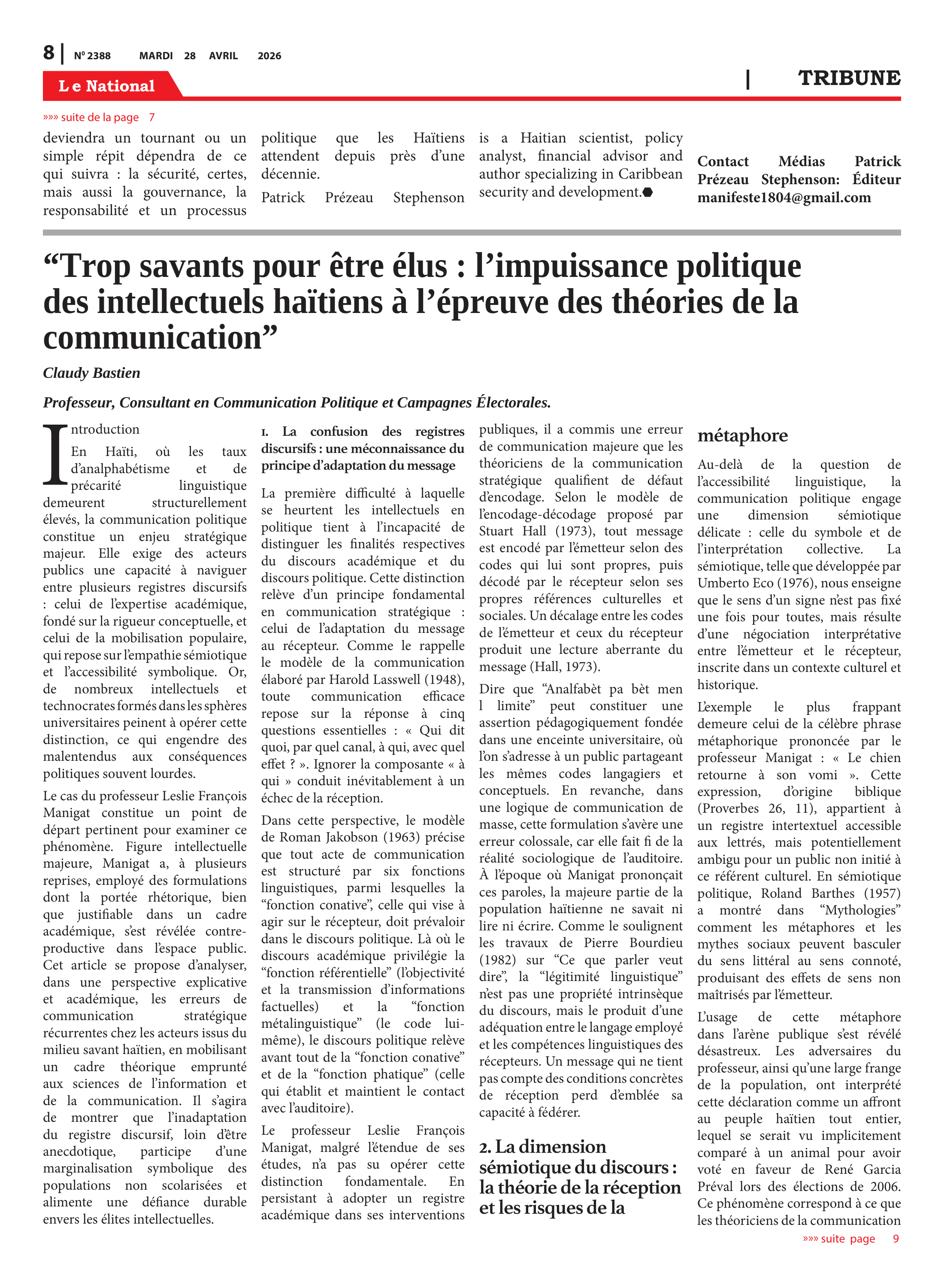 Page 8 de l'édition 2388