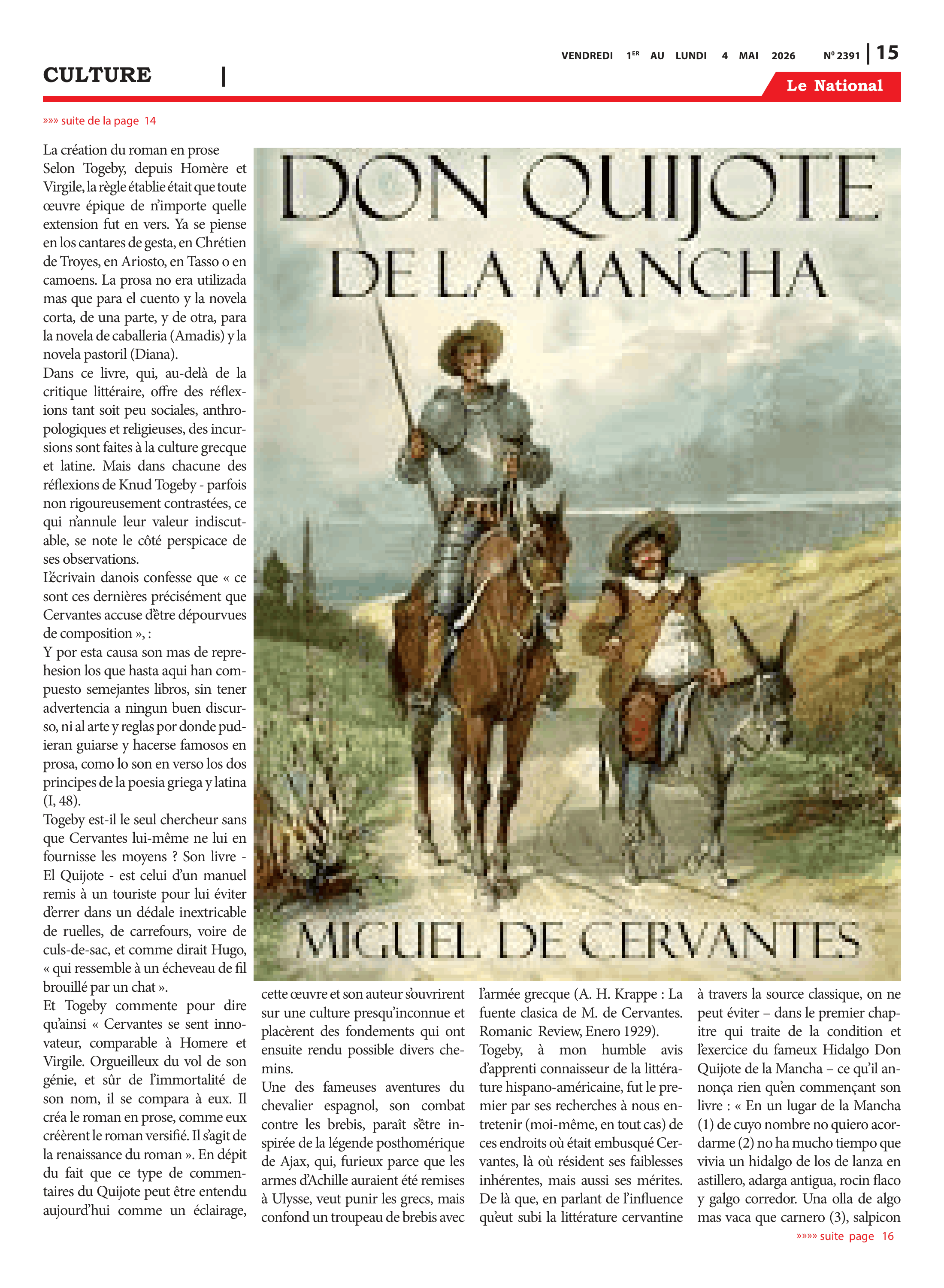 Page 15 de l'édition 2391