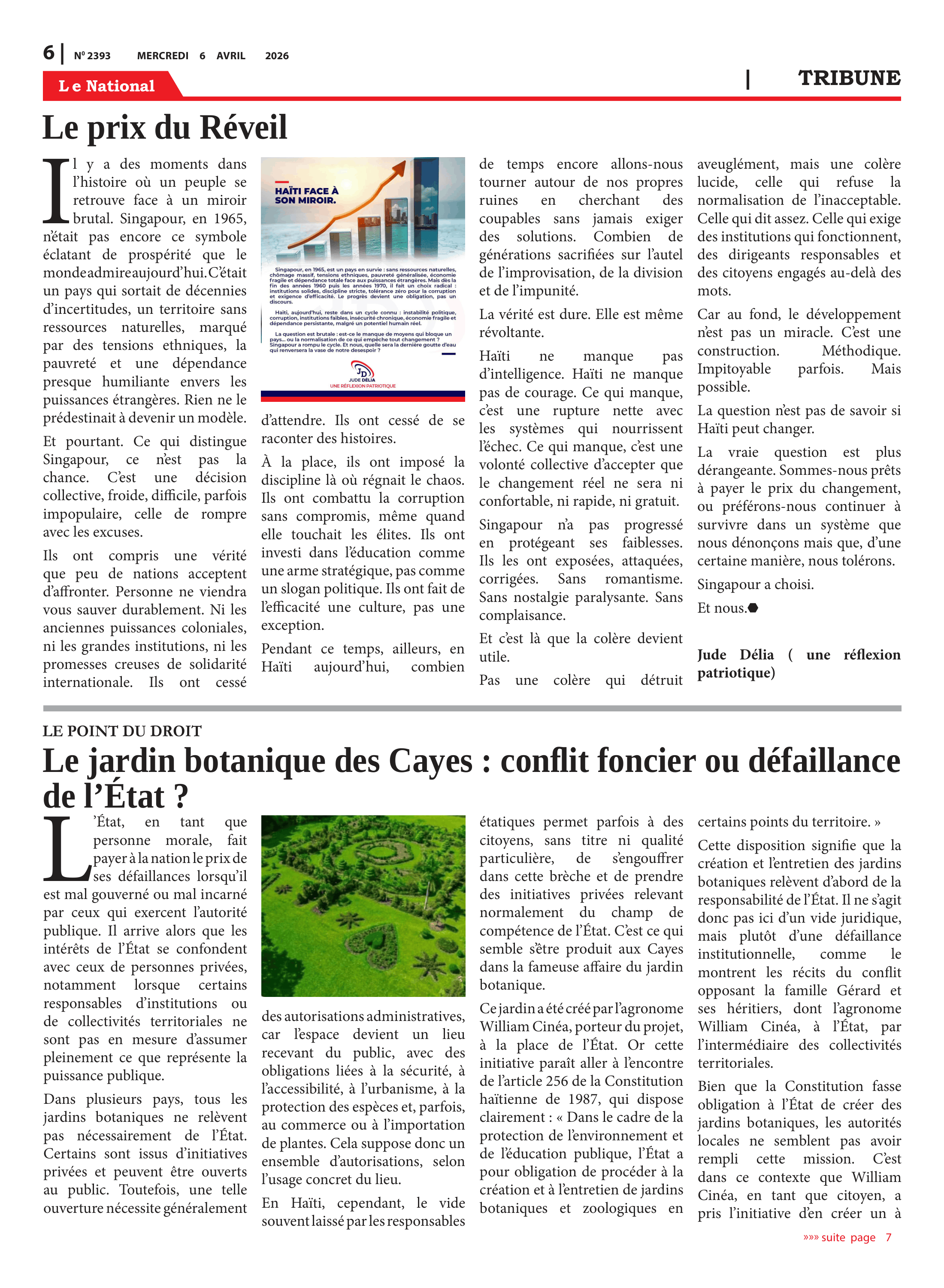 Page 6 de l'édition 2393