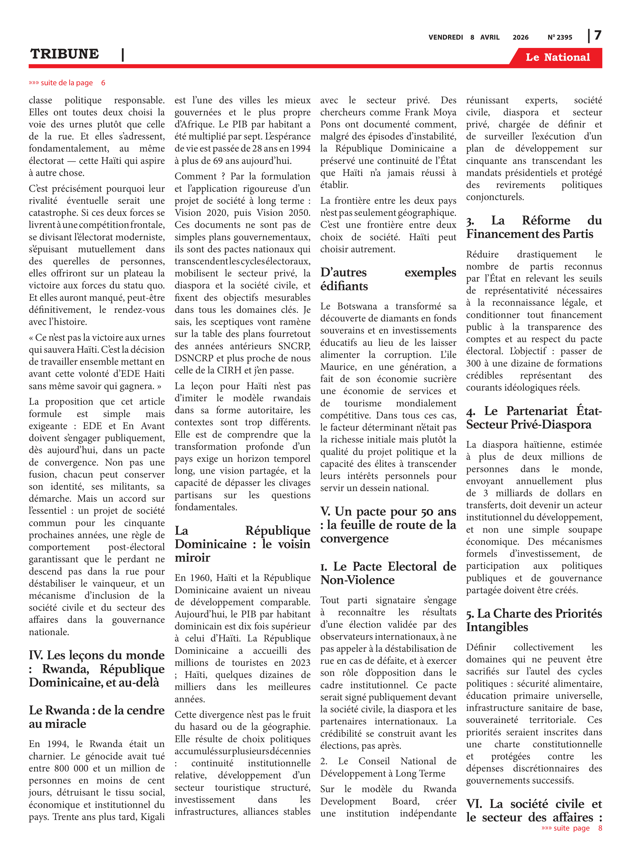 Page 7 de l'édition 2395