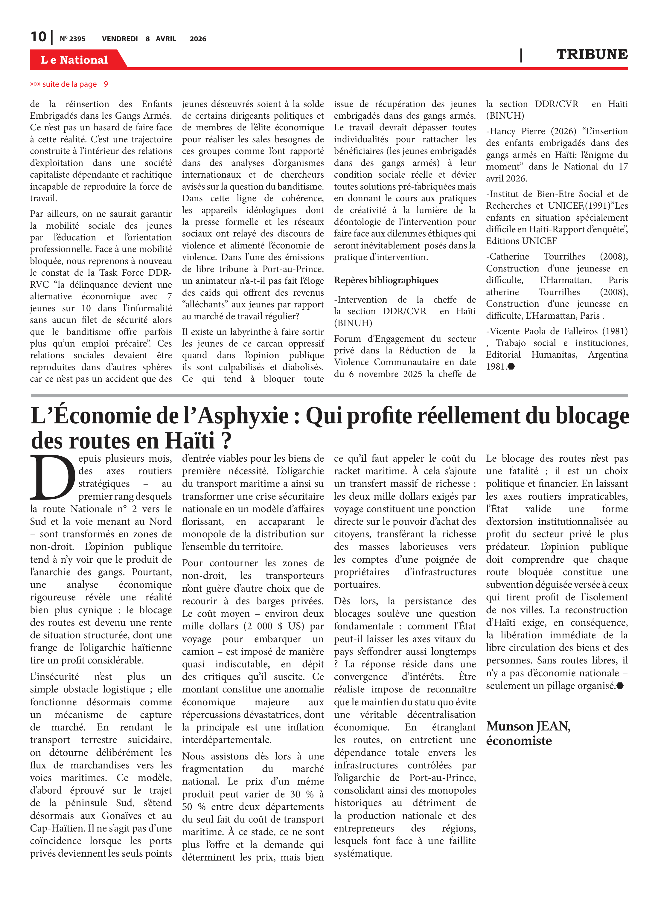 Page 10 de l'édition 2395