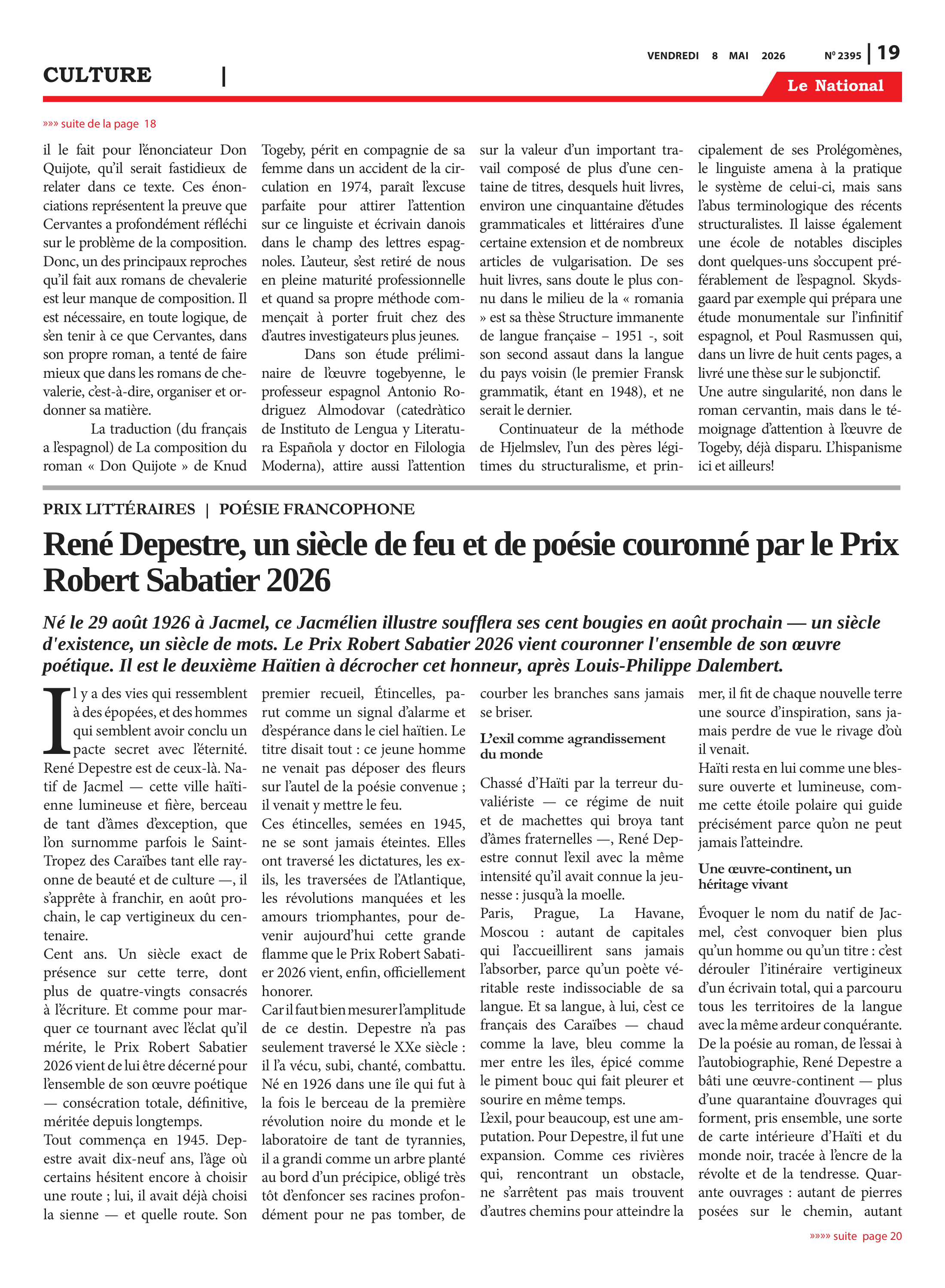 Page 19 de l'édition 2395