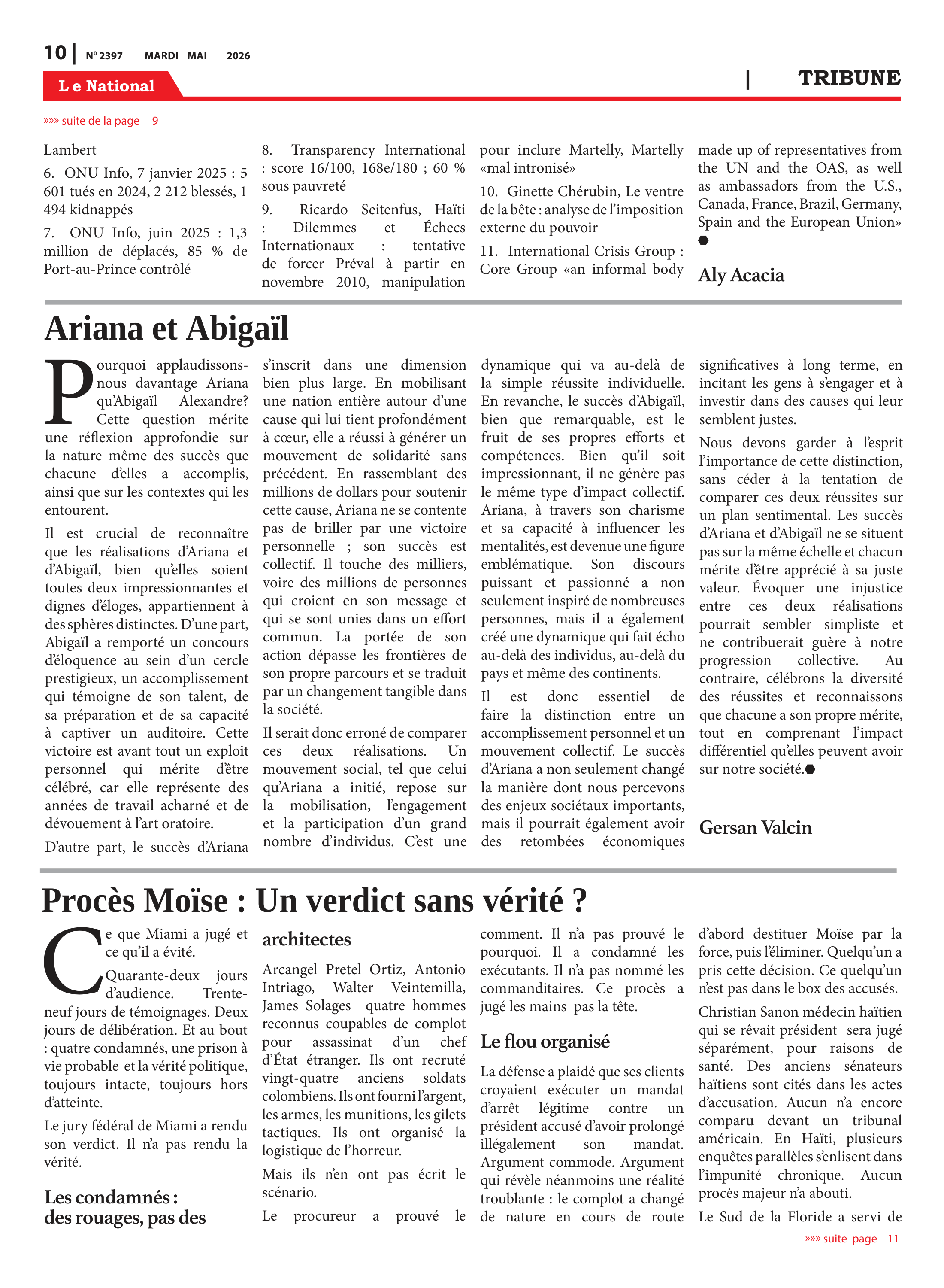 Page 10 de l'édition 2397