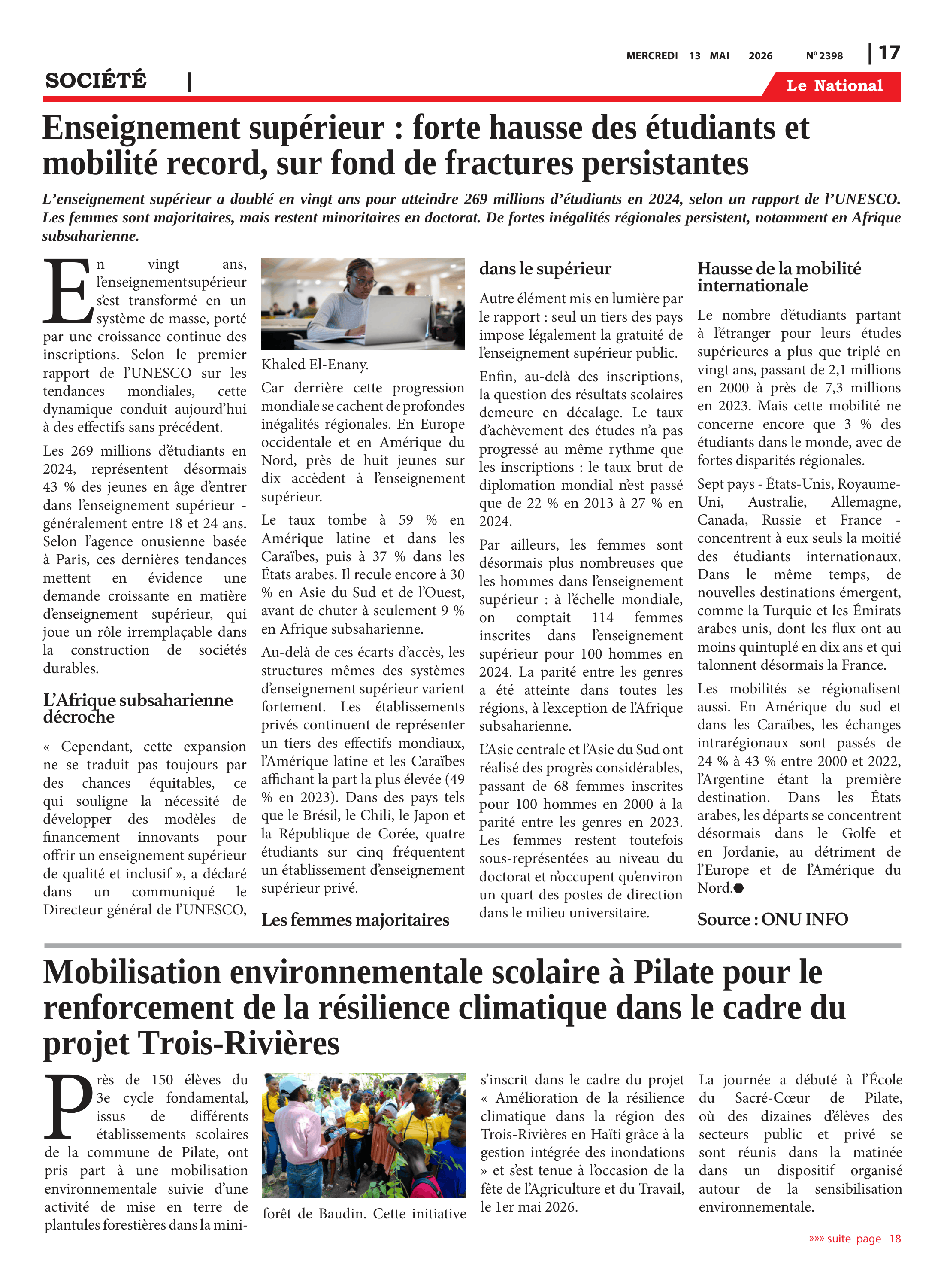 Page 17 de l'édition 2398