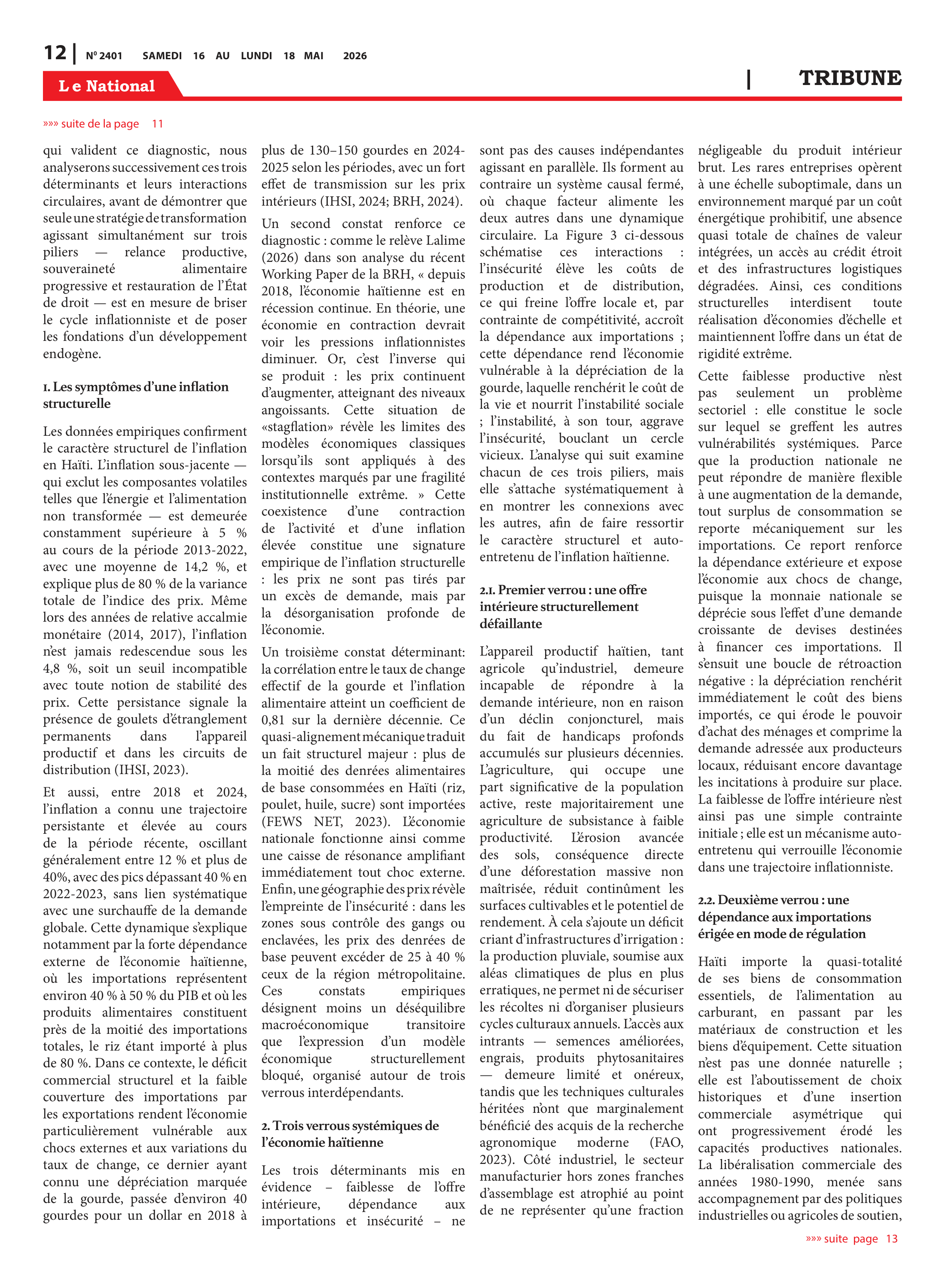 Page 12 de l'édition 2401