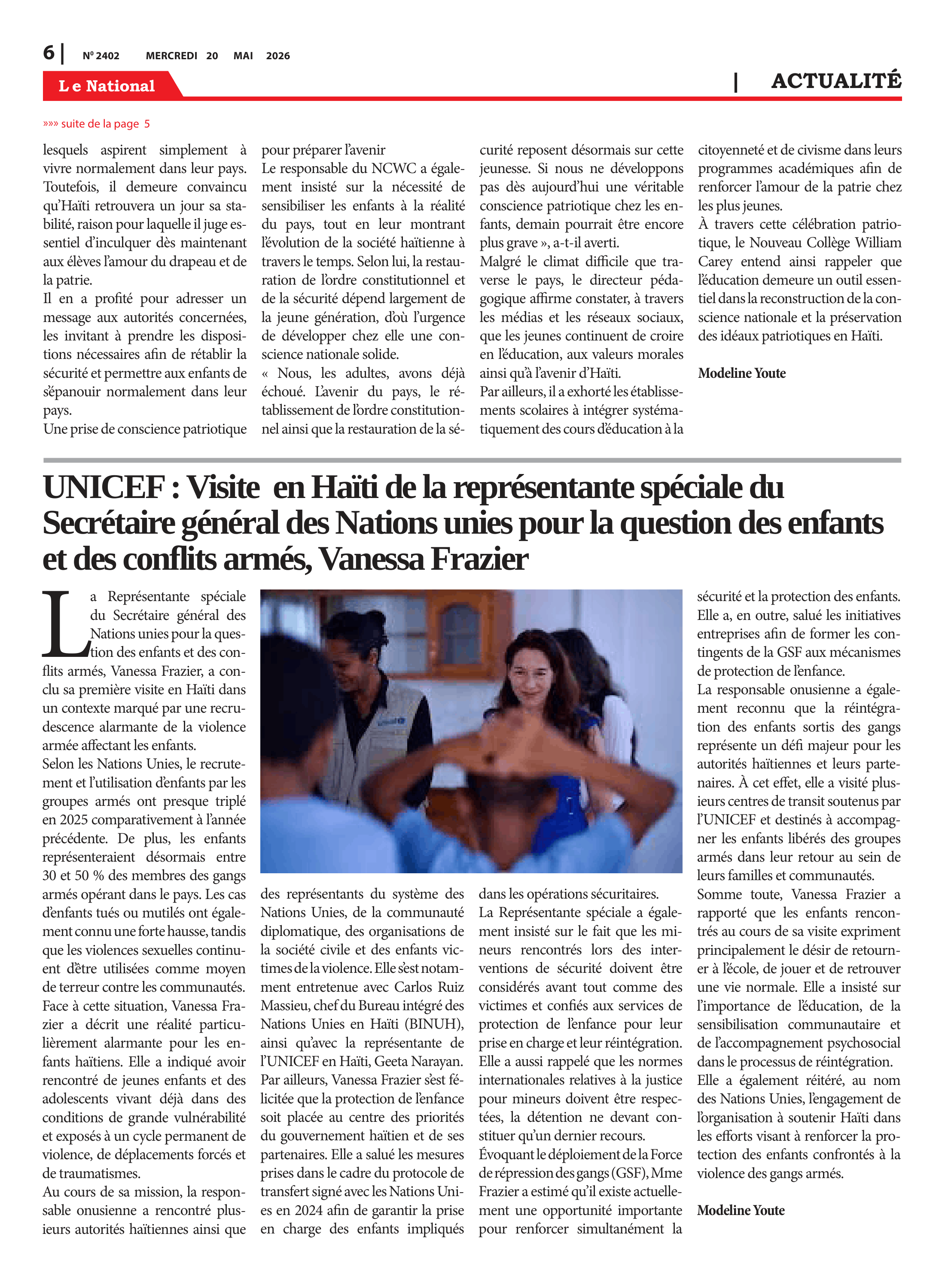 Page 6 de l'édition 2402