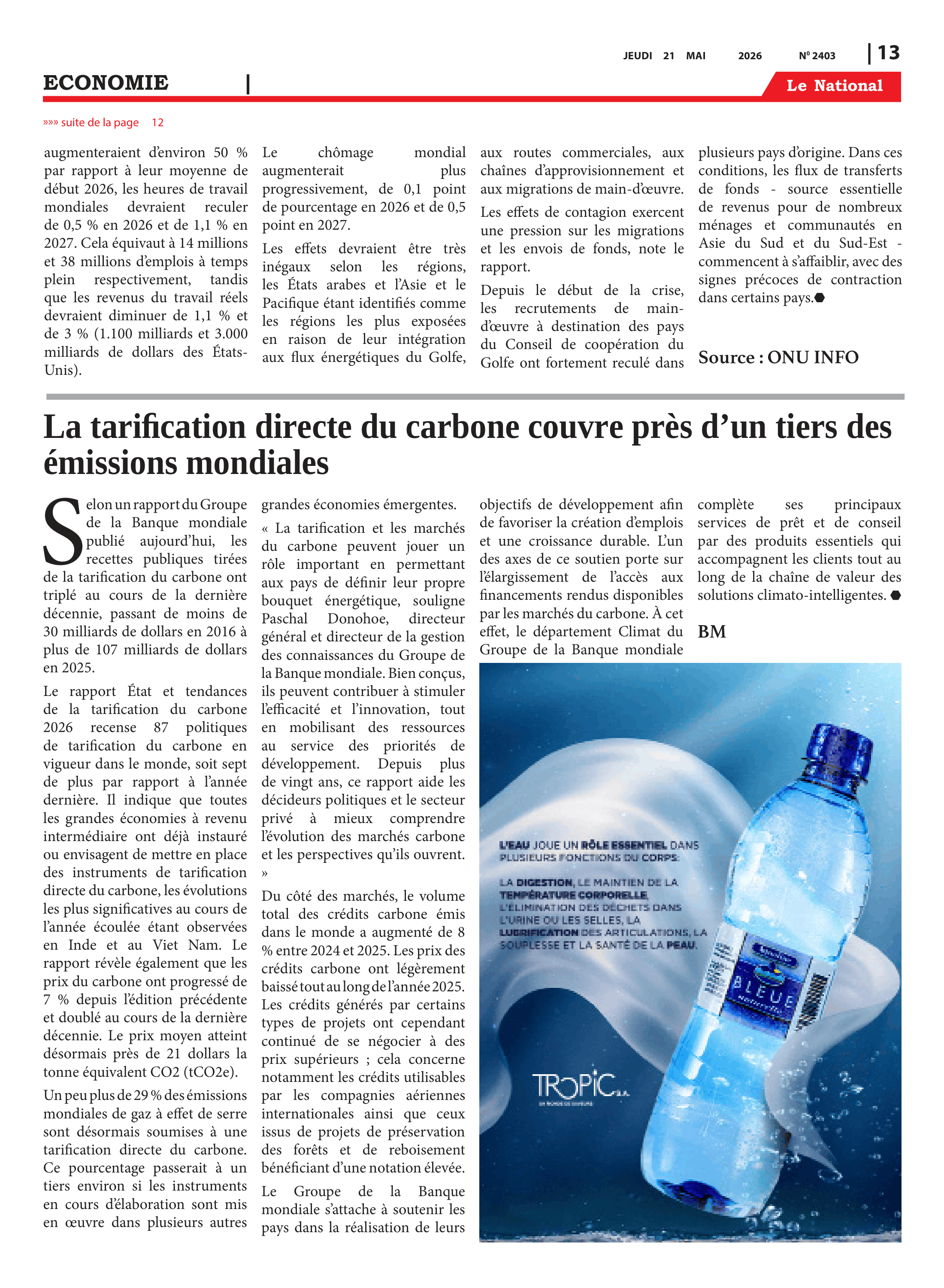 Page 13 de l'édition 2403