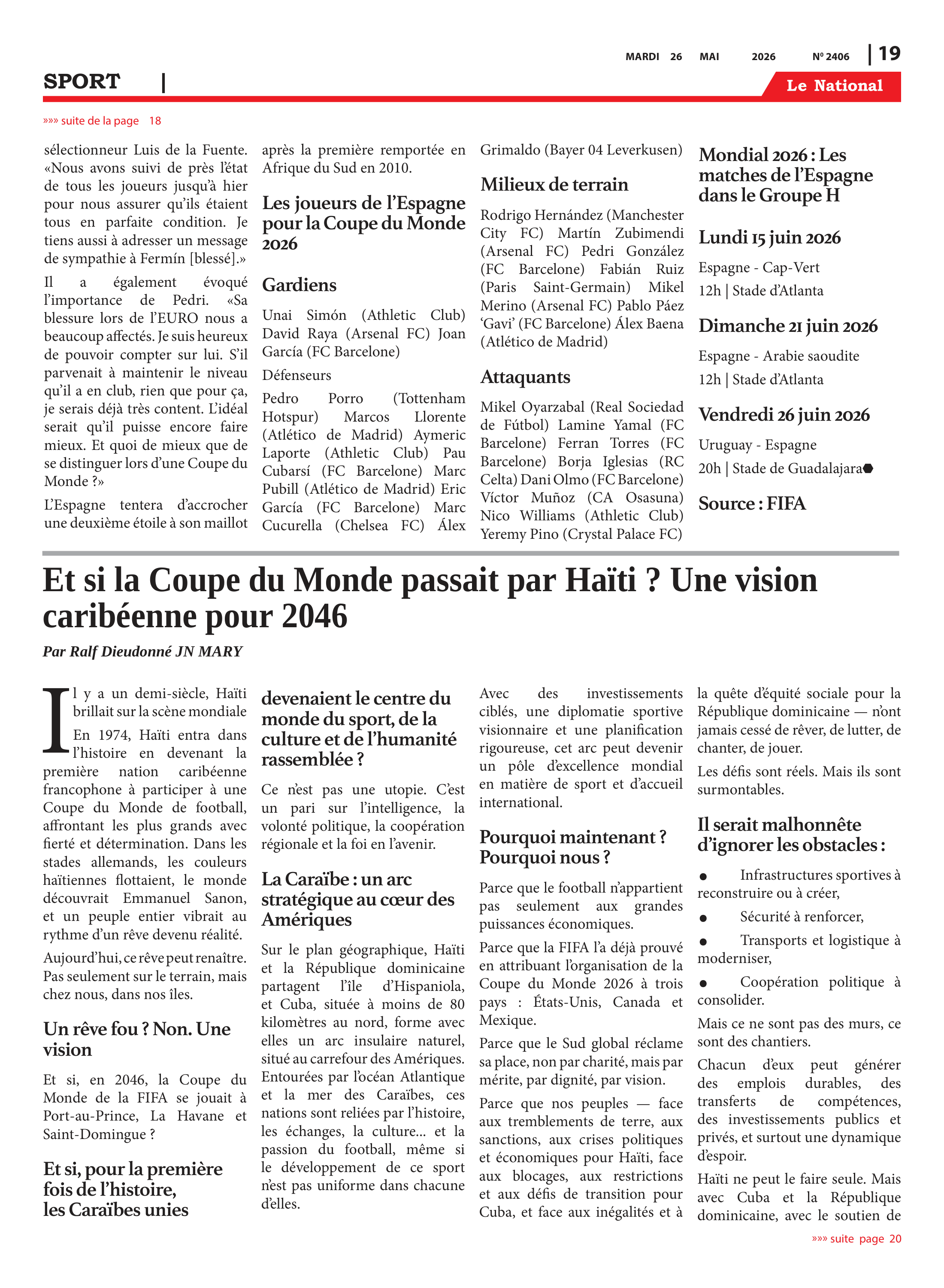 Page 19 de l'édition 2406