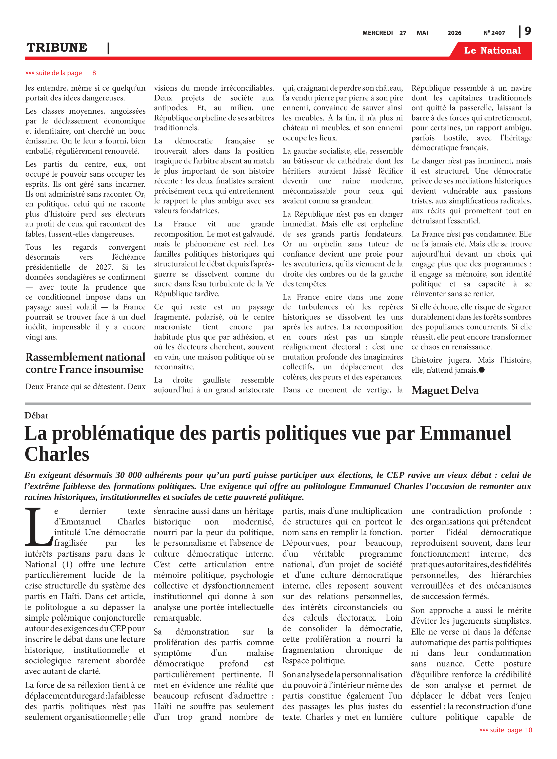 Page 9 de l'édition 2407
