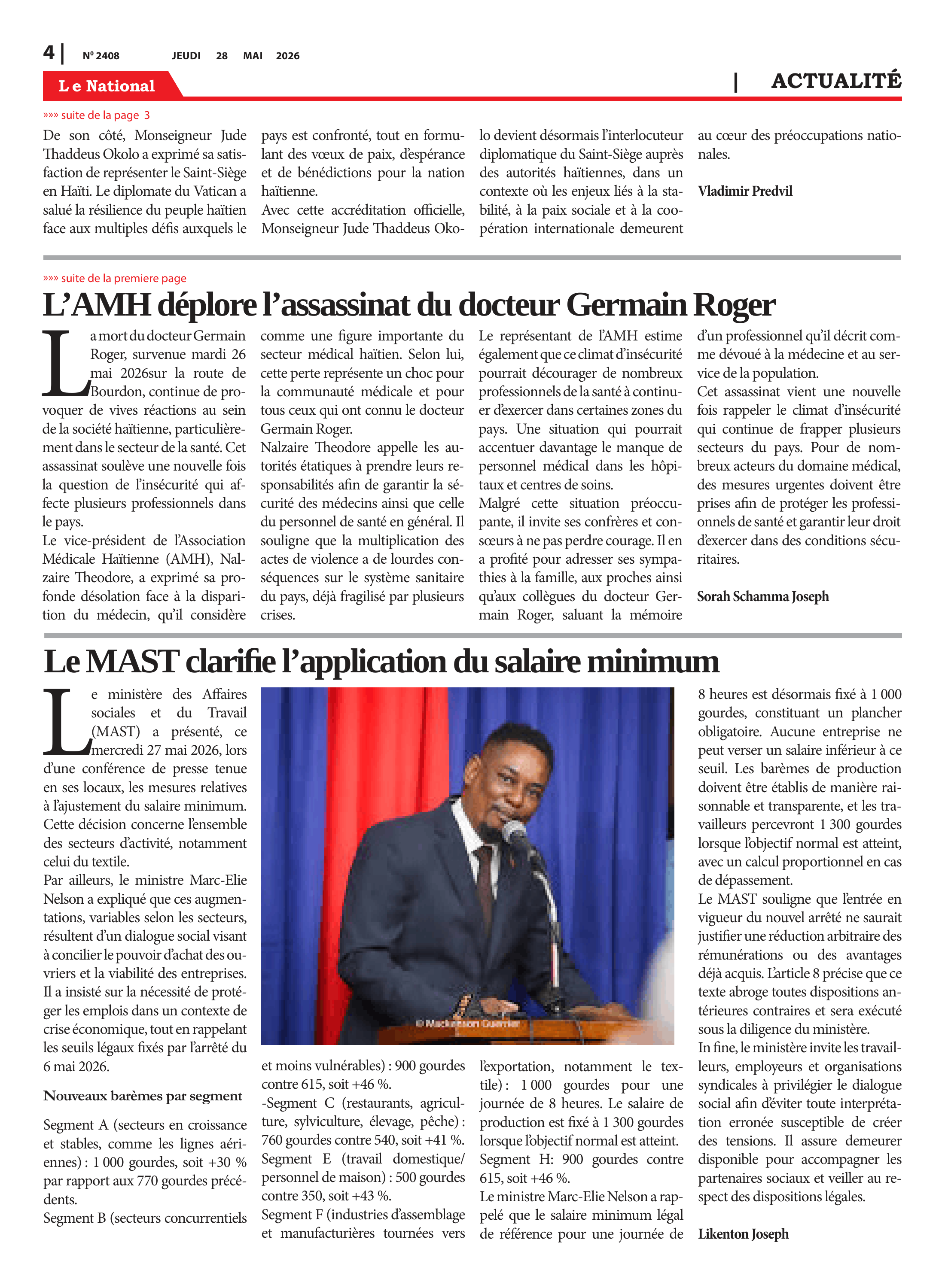 Page 4 de l'édition 2408