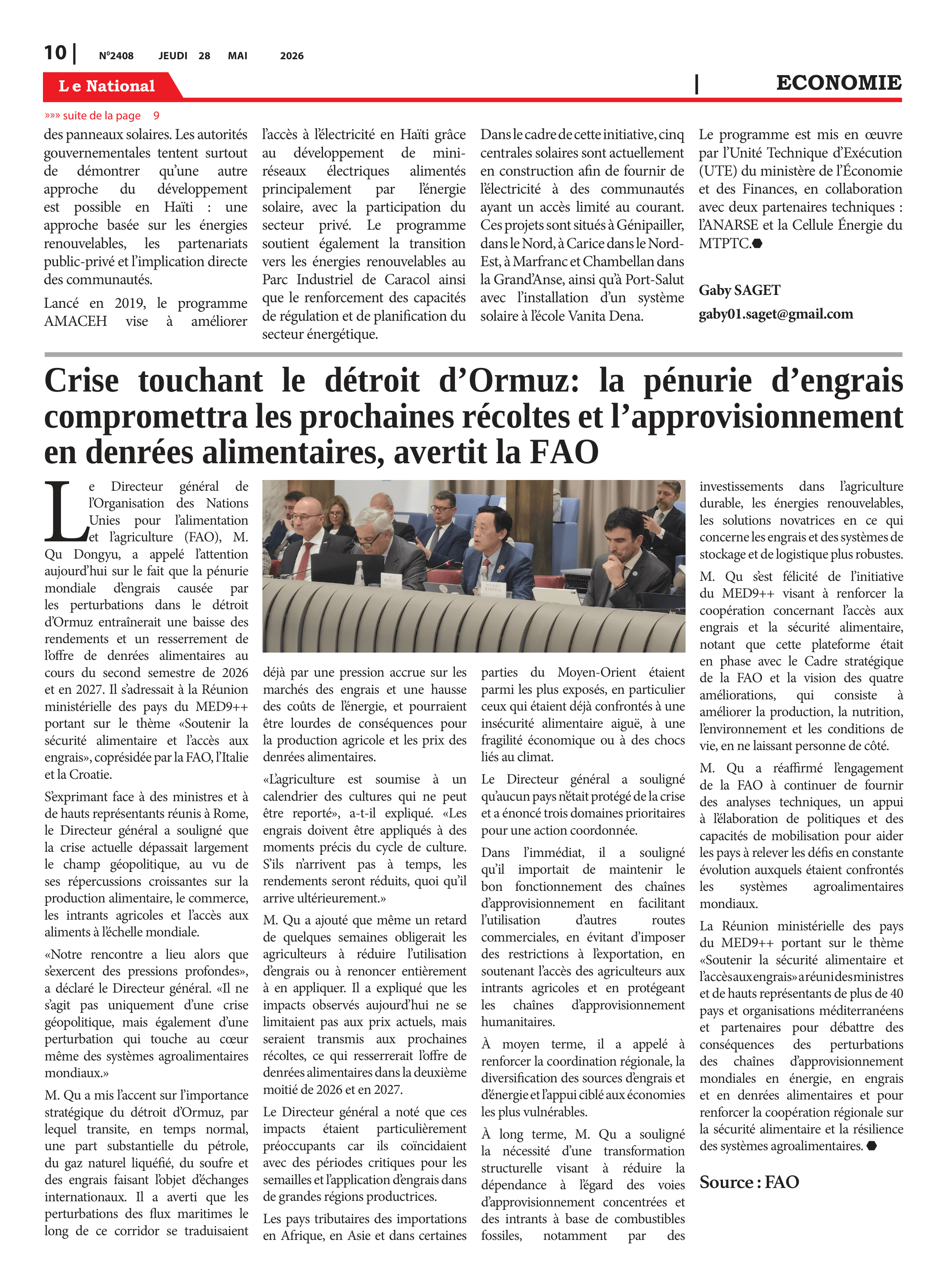 Page 10 de l'édition 2408