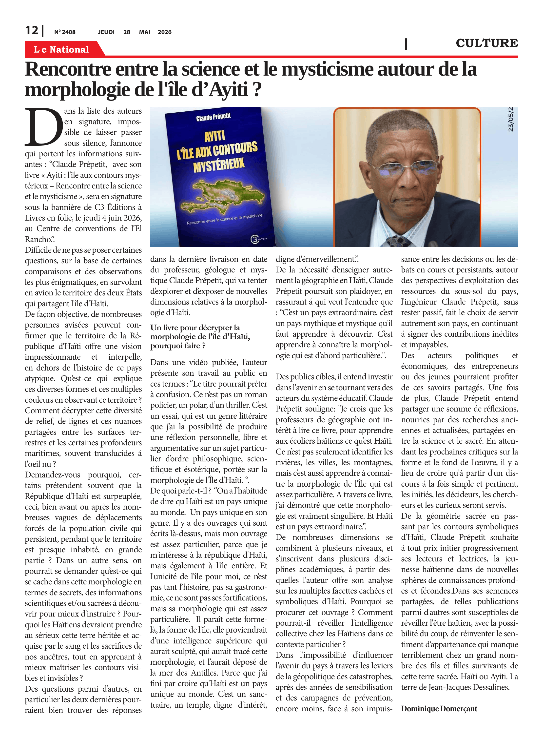 Page 12 de l'édition 2408