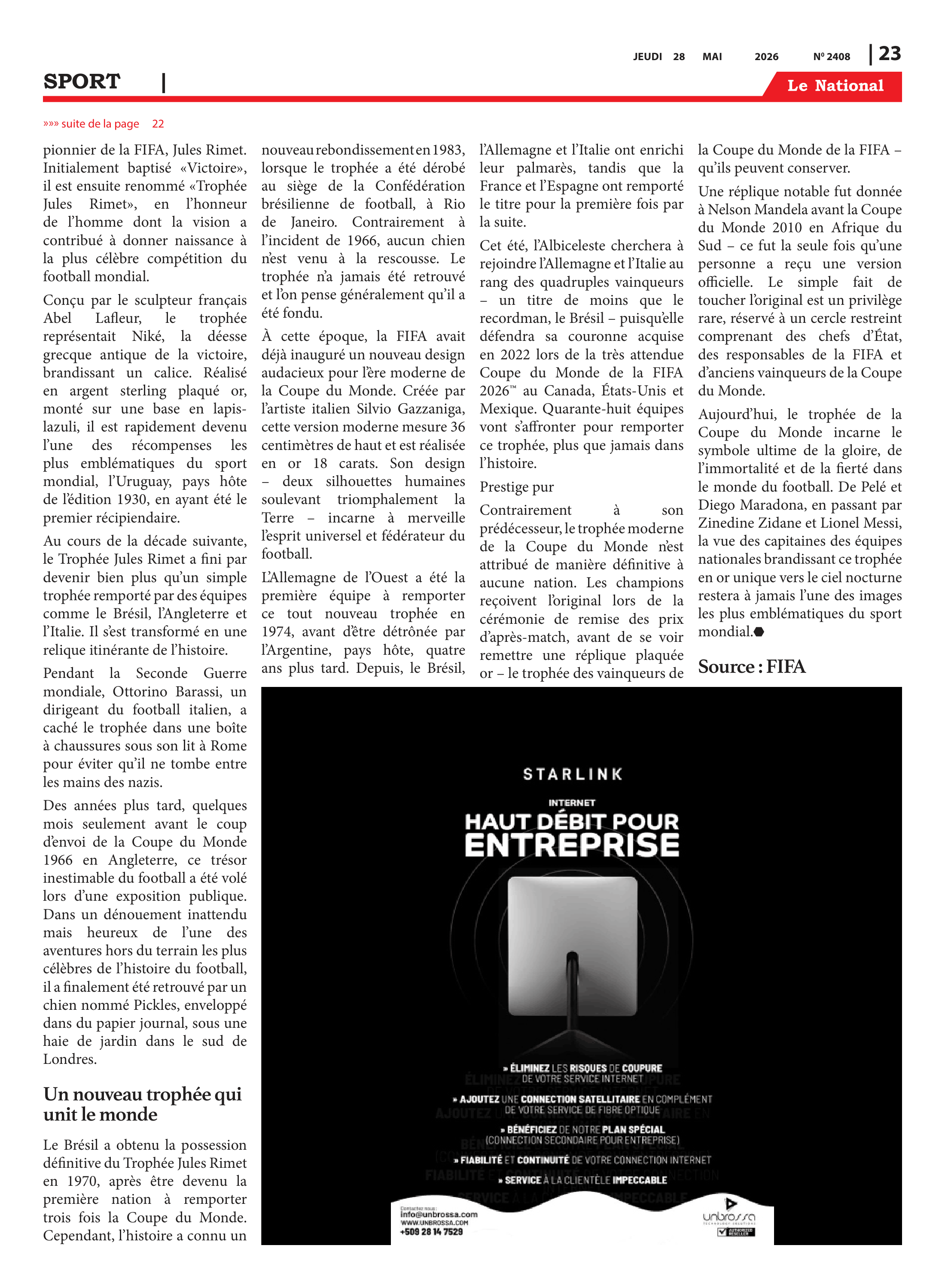Page 23 de l'édition 2408