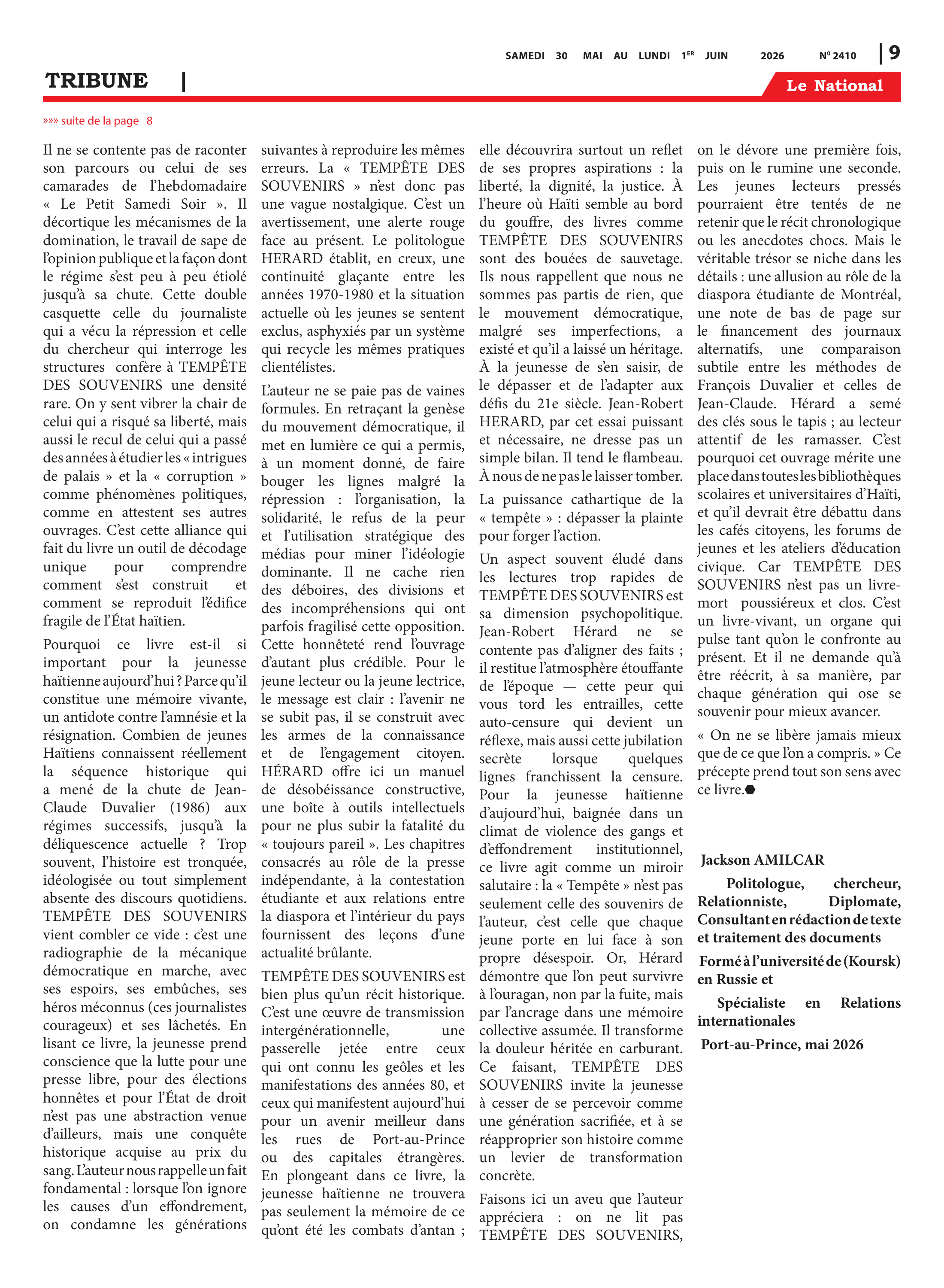 Page 9 de l'édition 2410
