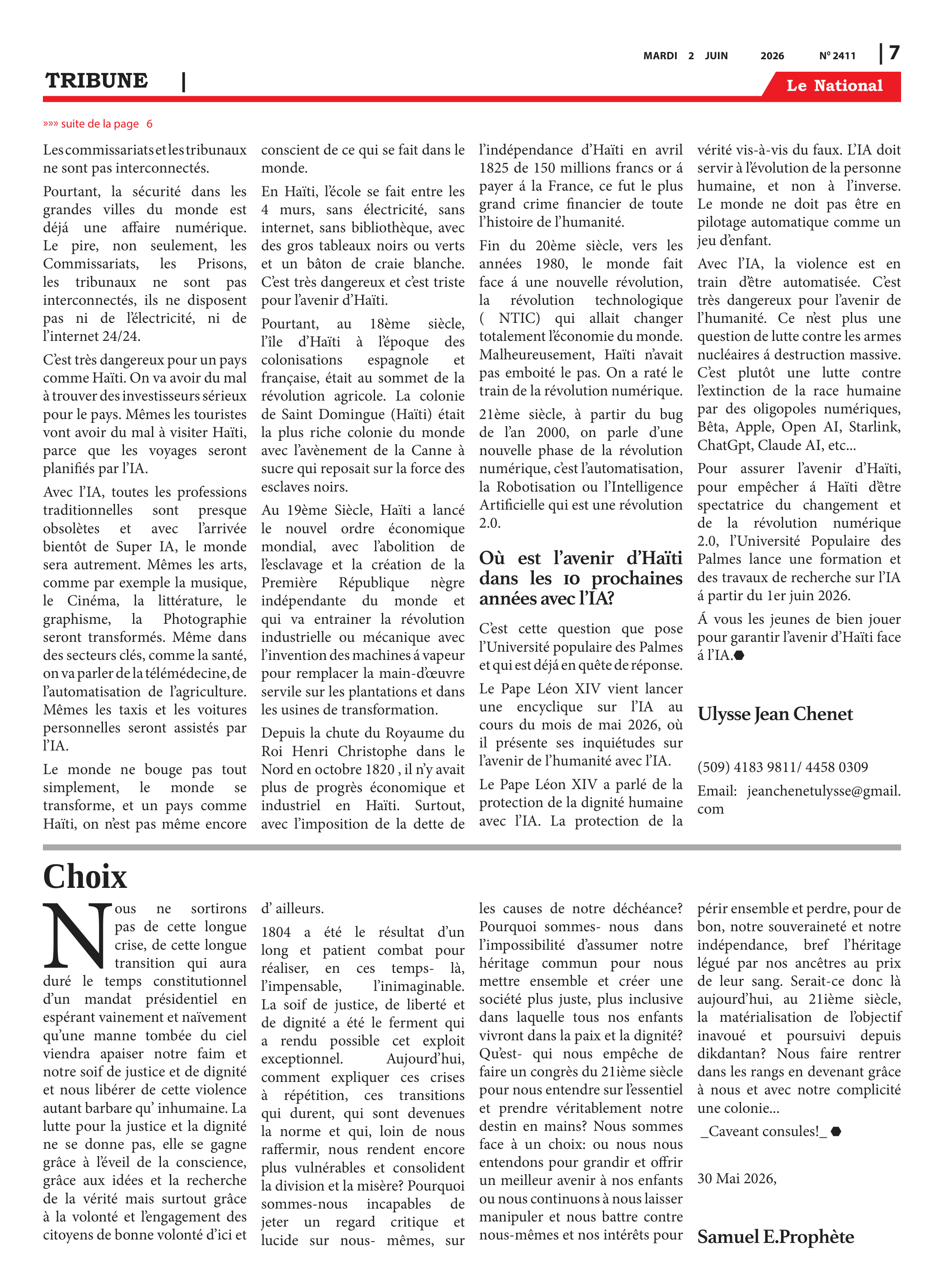 Page 7 de l'édition 2411