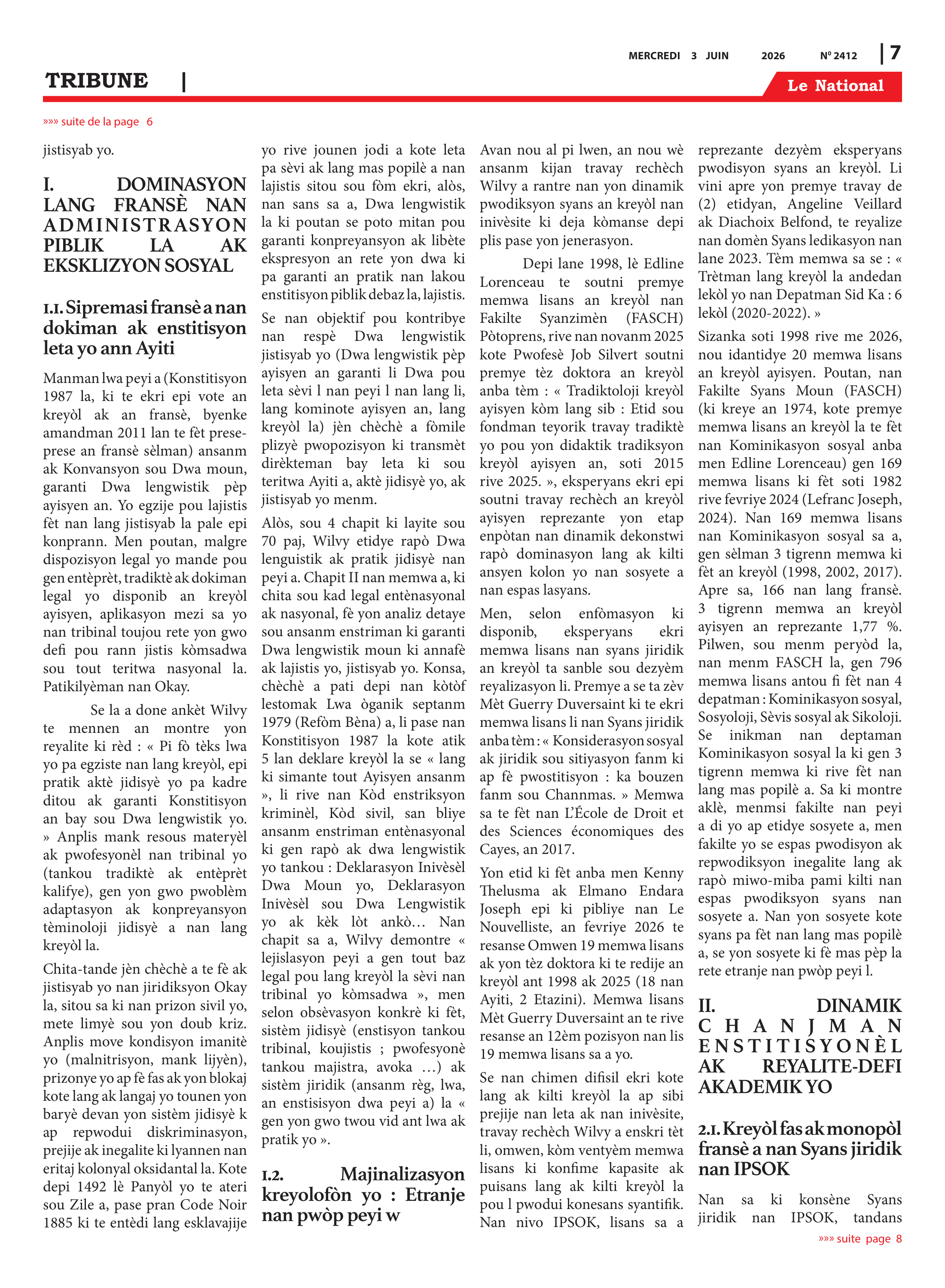 Page 7 de l'édition 2412