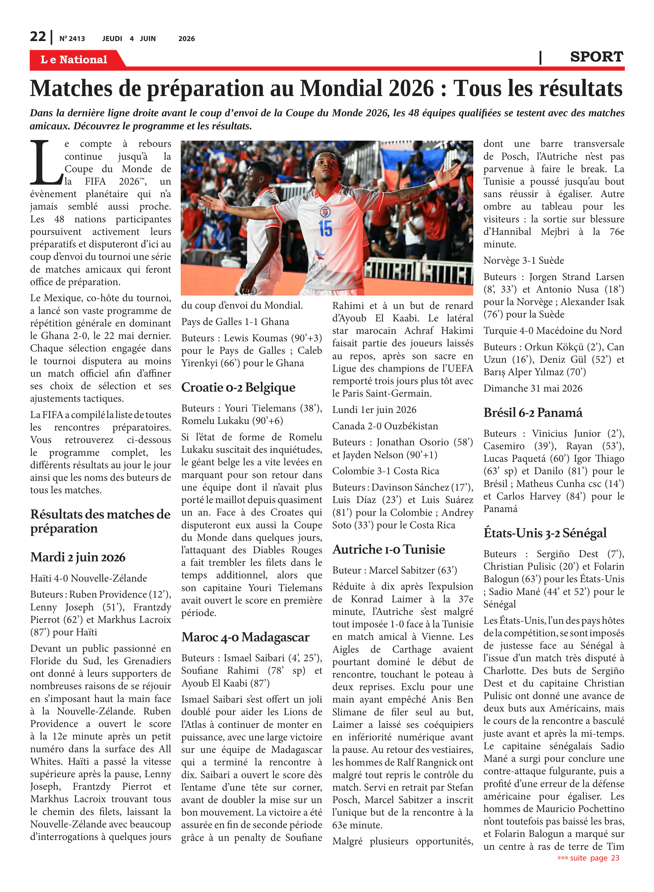 Page 22 de l'édition 2413