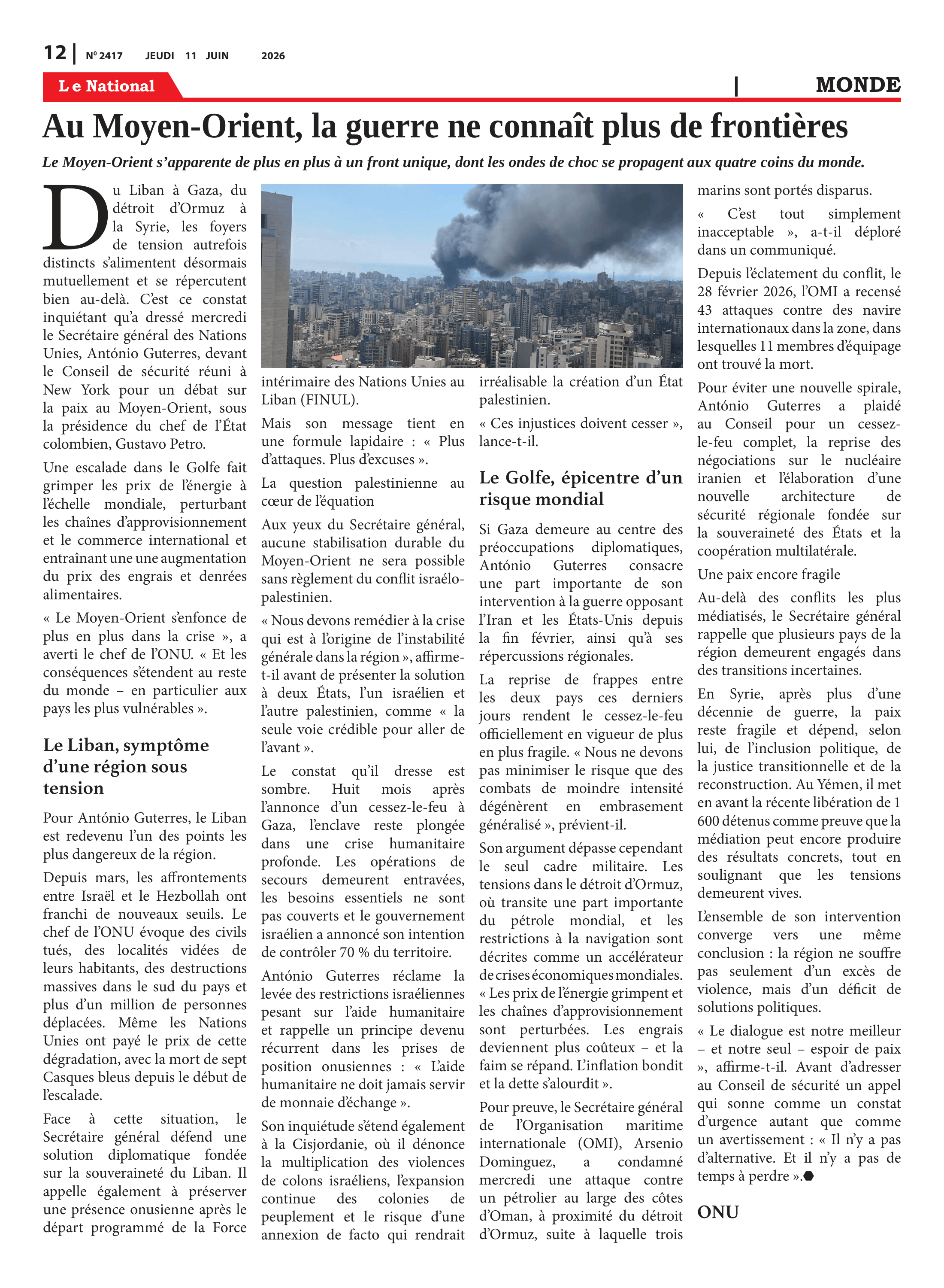 Page 12 de l'édition 2417