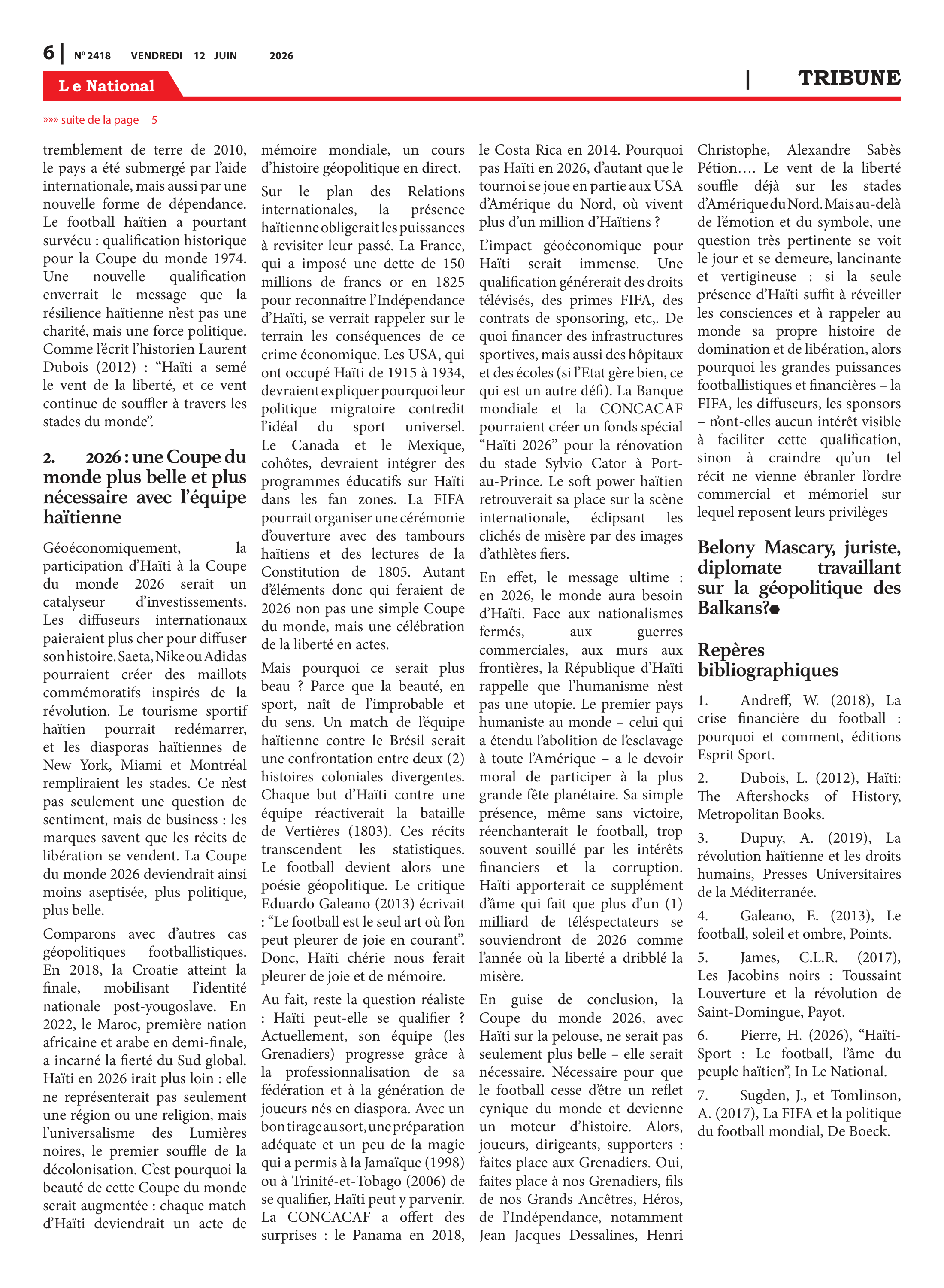 Page 6 de l'édition 2418