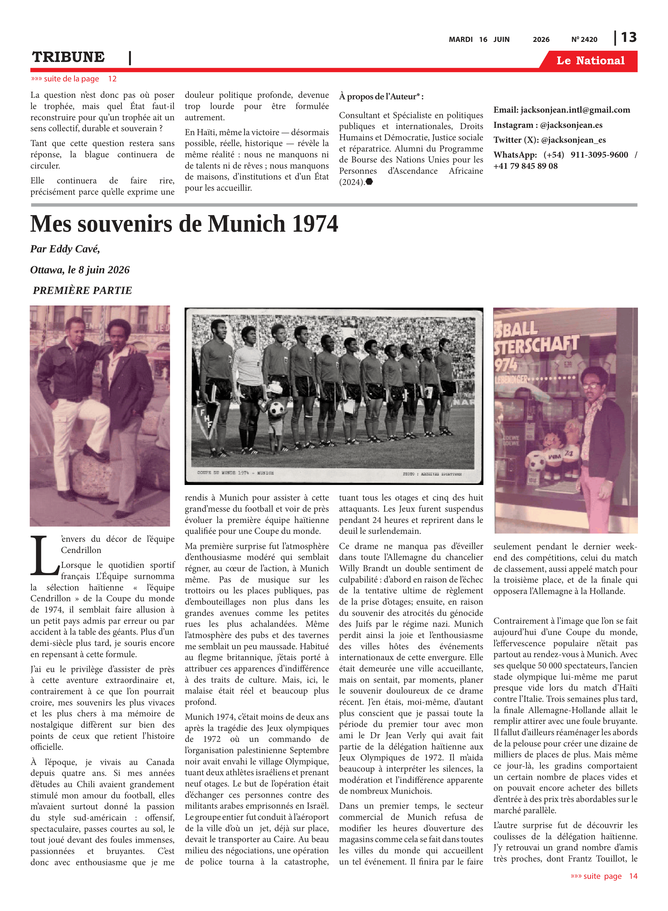 Page 13 de l'édition 2420