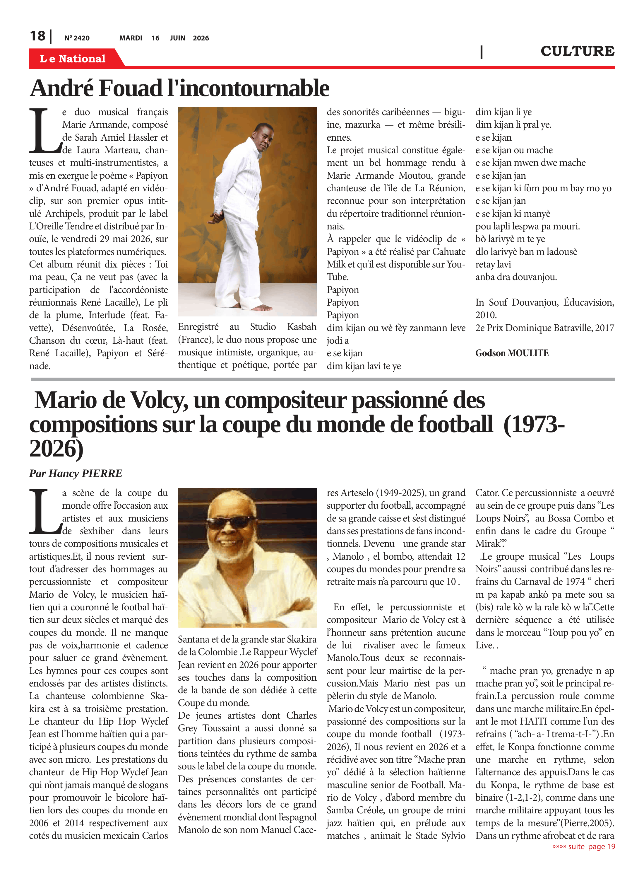 Page 18 de l'édition 2420