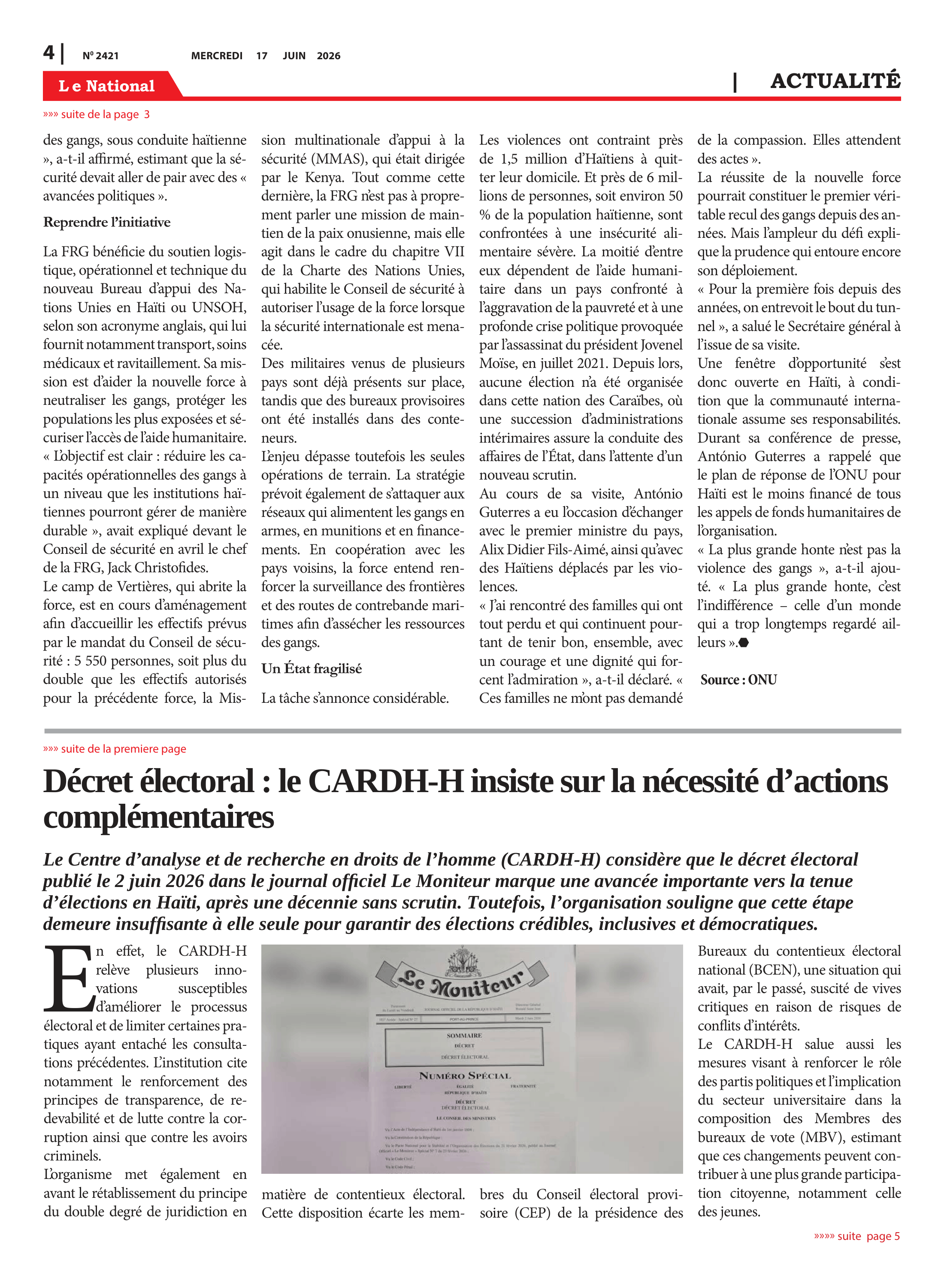 Page 4 de l'édition 2421